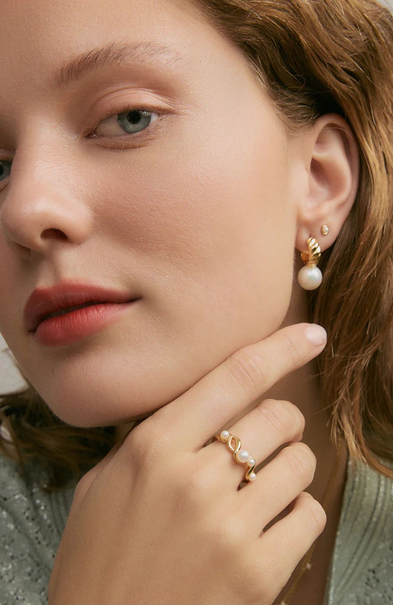 Aster Studs Sterling 925 Gold