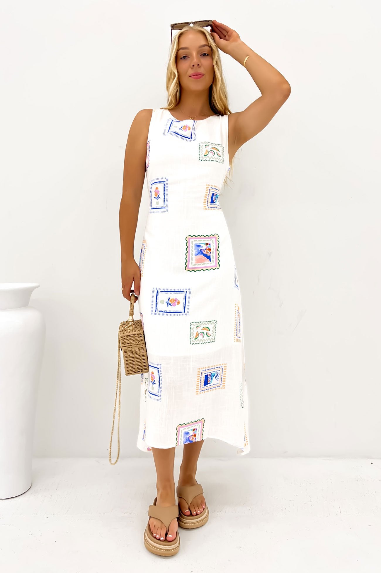 August Midi Dress Sicily
