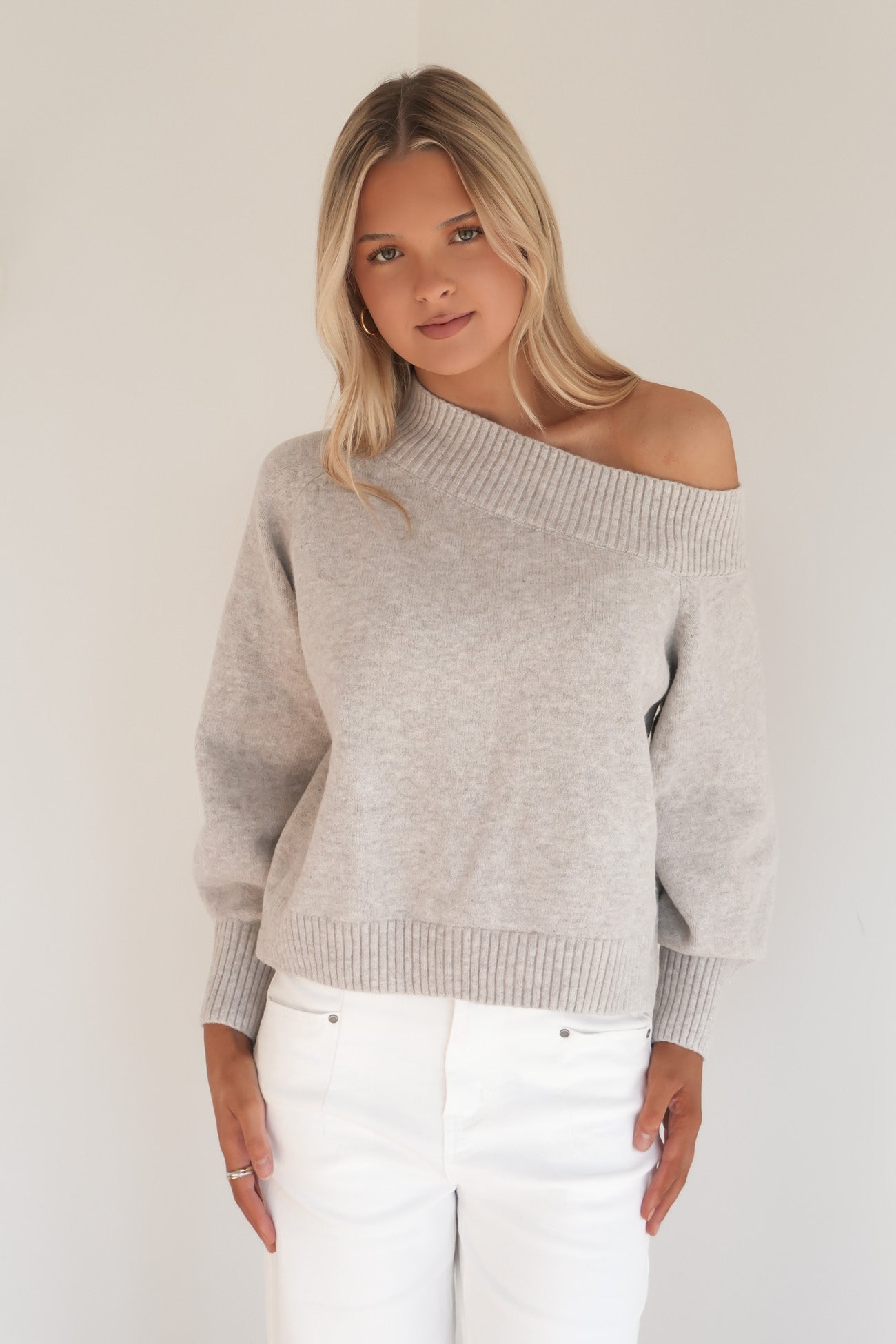 Ayden Knit Jumper Oatmeal