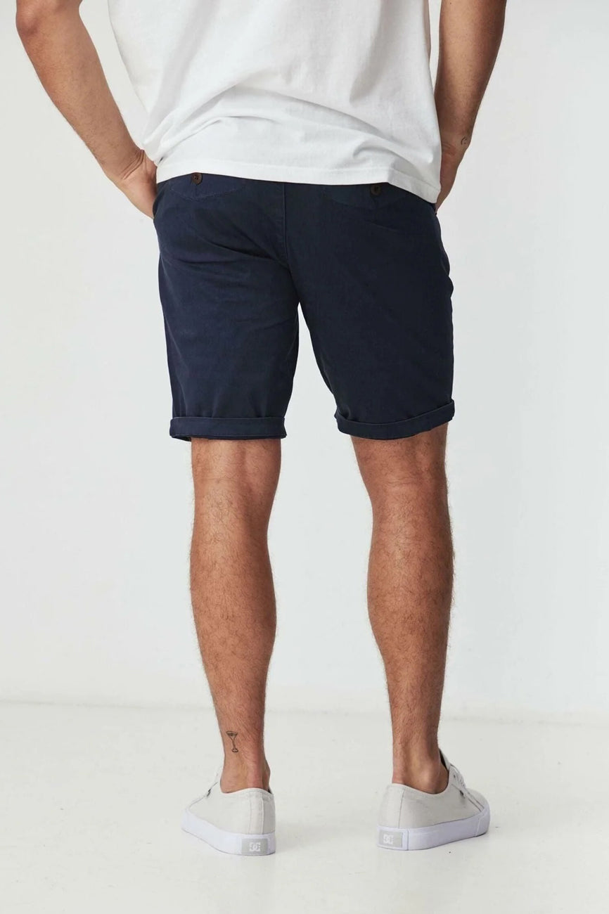 Baker Slim Chino Short Navy