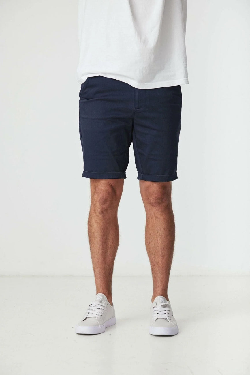 Baker Slim Chino Short Navy