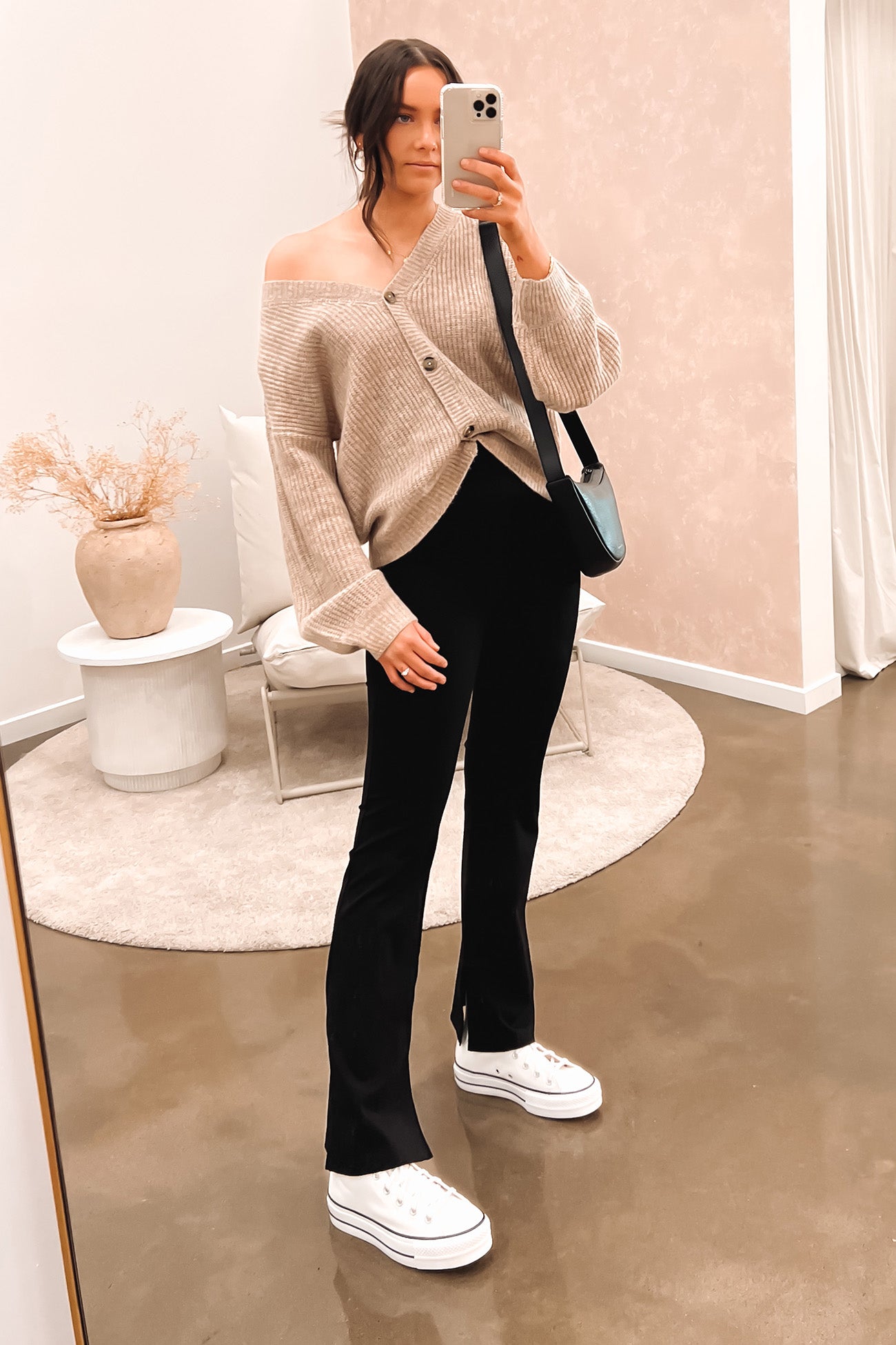 Belle Knit Cardi Oatmeal