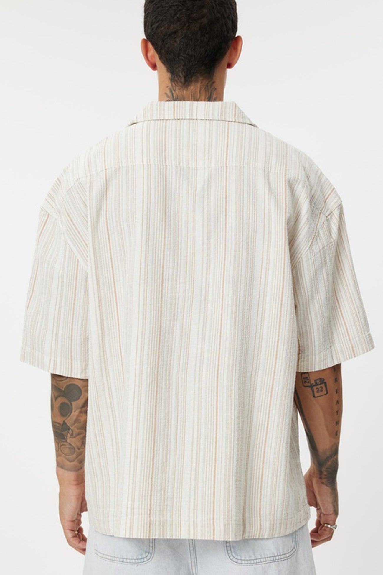 Benny-Relaxed-Stripe-Short-Sleeve-Shirt-Cream-3-jpg