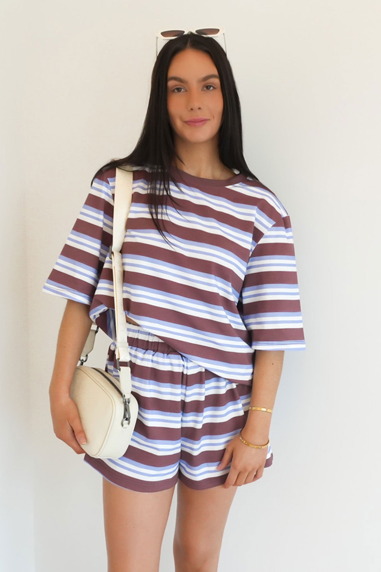 Bentley Tee Blue Stripe