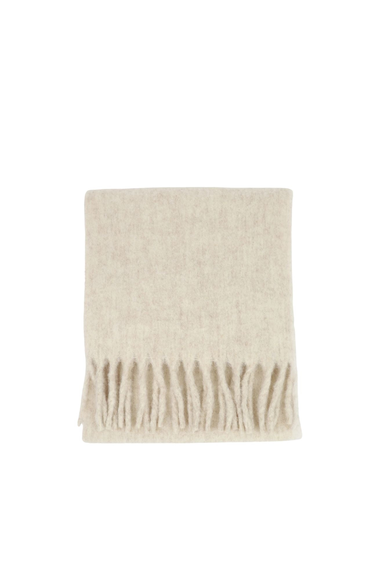 Betty Fluffy Scarf Oatmeal