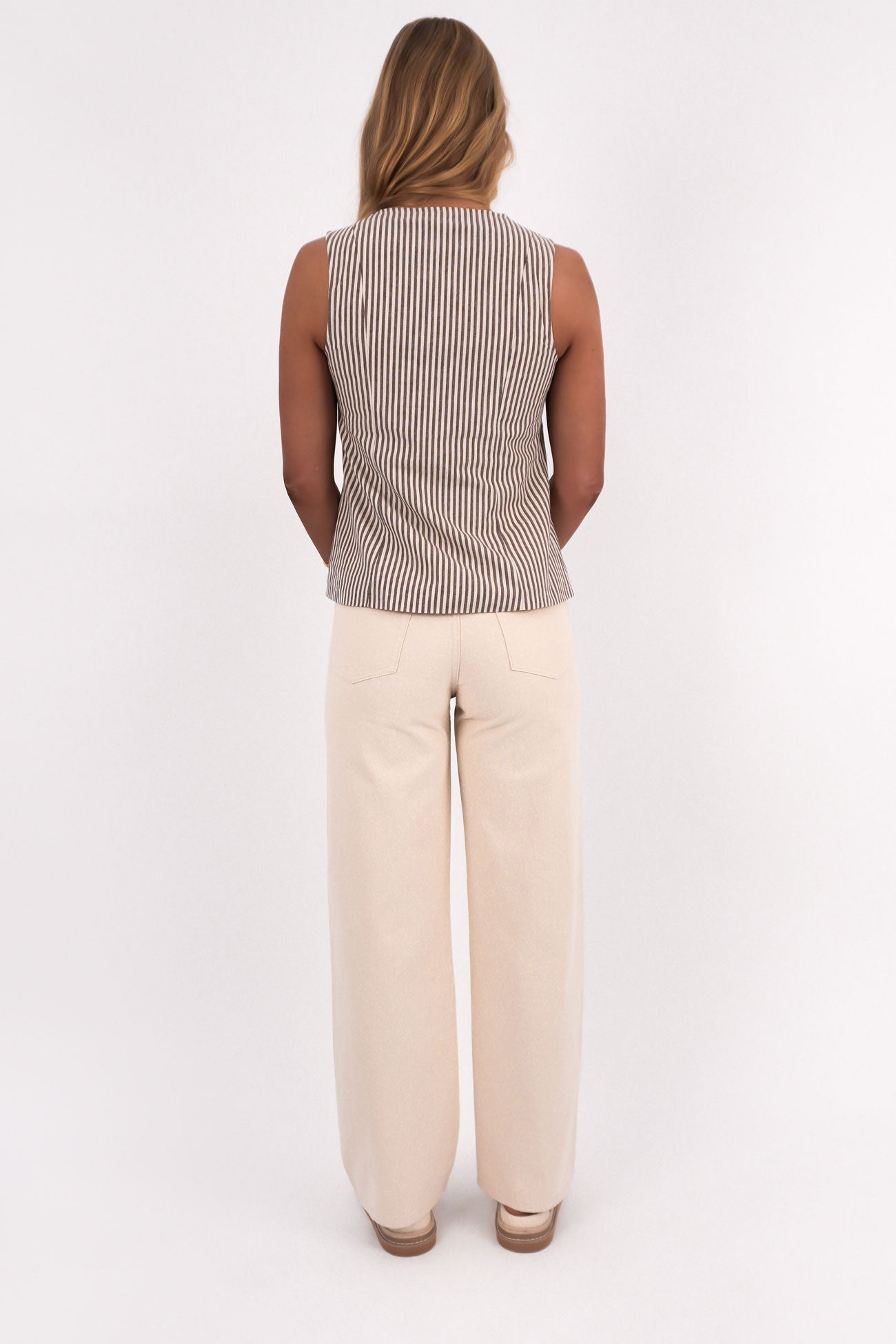 Beyond Relaxed Leg Pant Cream