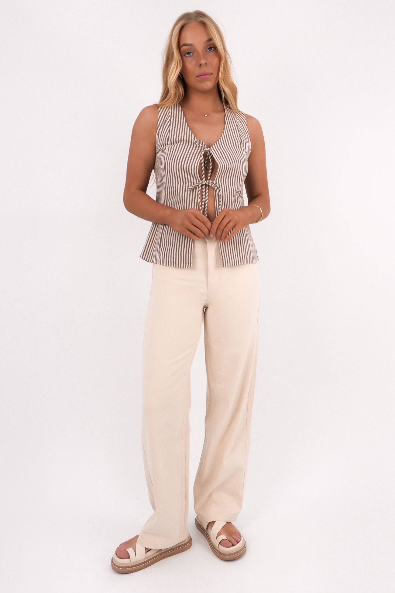 Beyond Relaxed Leg Pant Cream