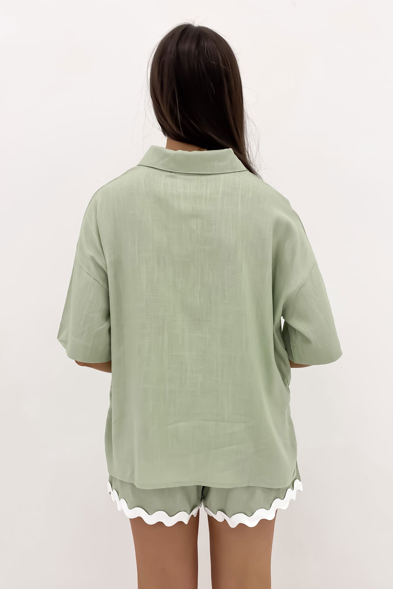 Bianca Set Sage White