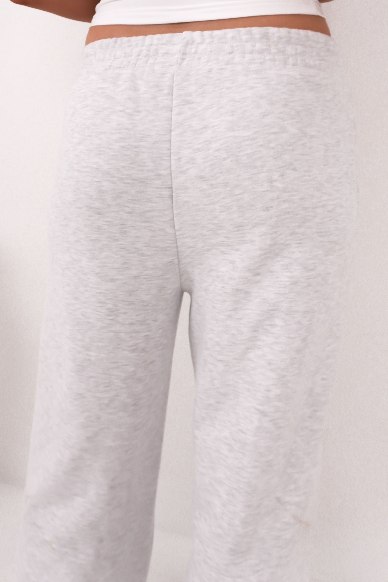 Blair Wide Track Pant Snow Marle