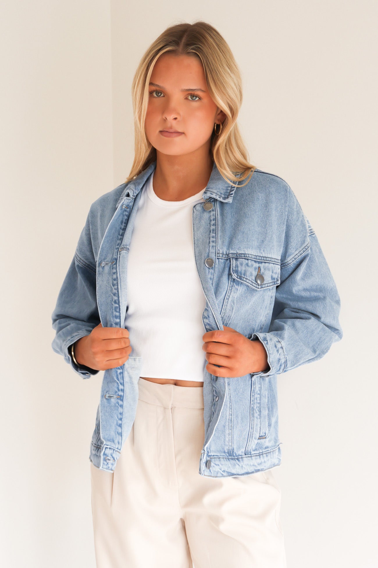 Blair Denim Jacket Light Blue