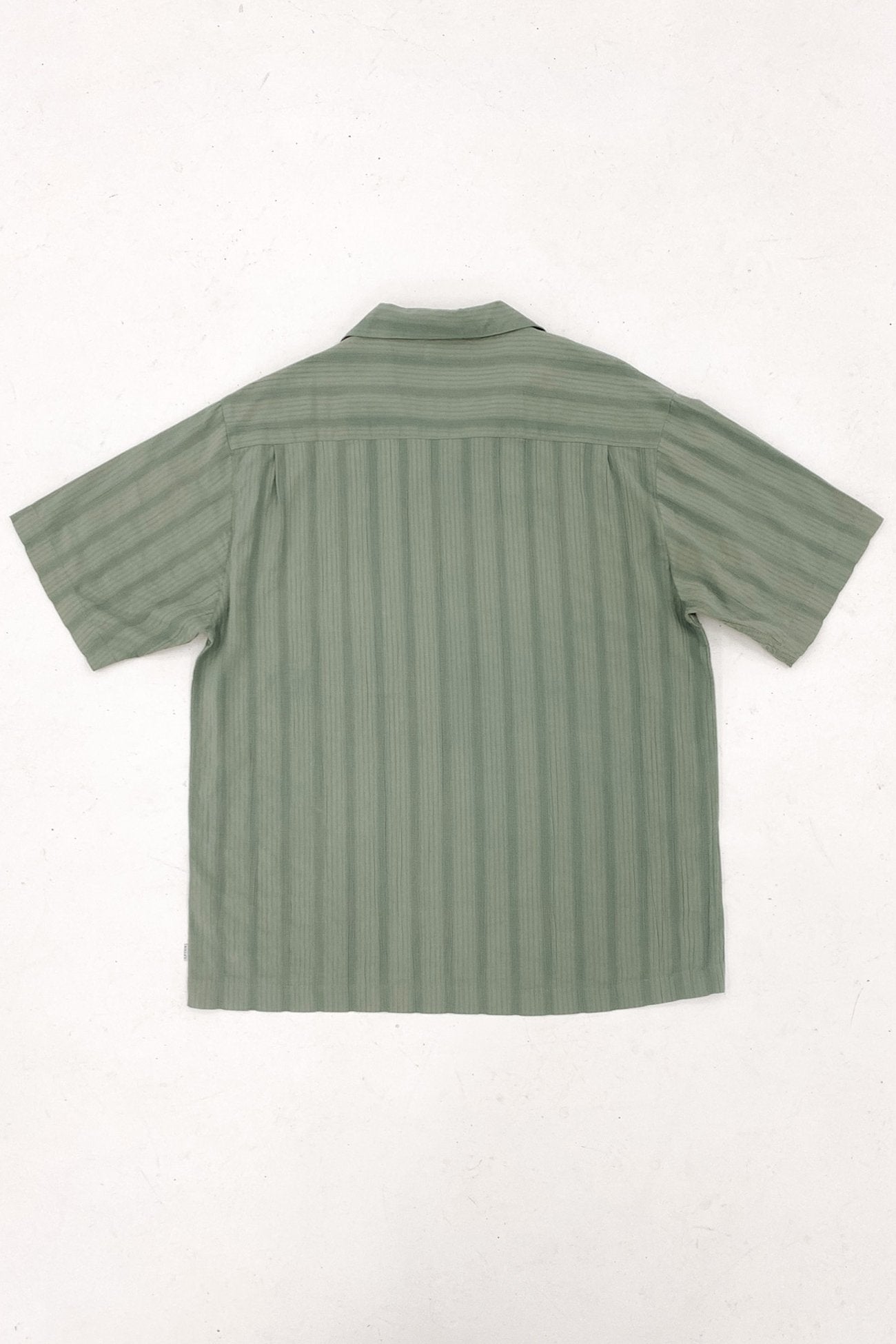 Bowler Seersucker Shirt Moss