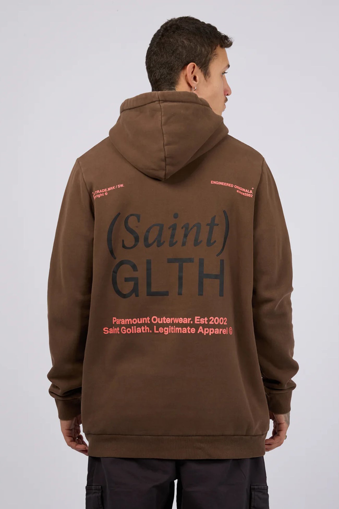 Bracket Hoodie Brown b