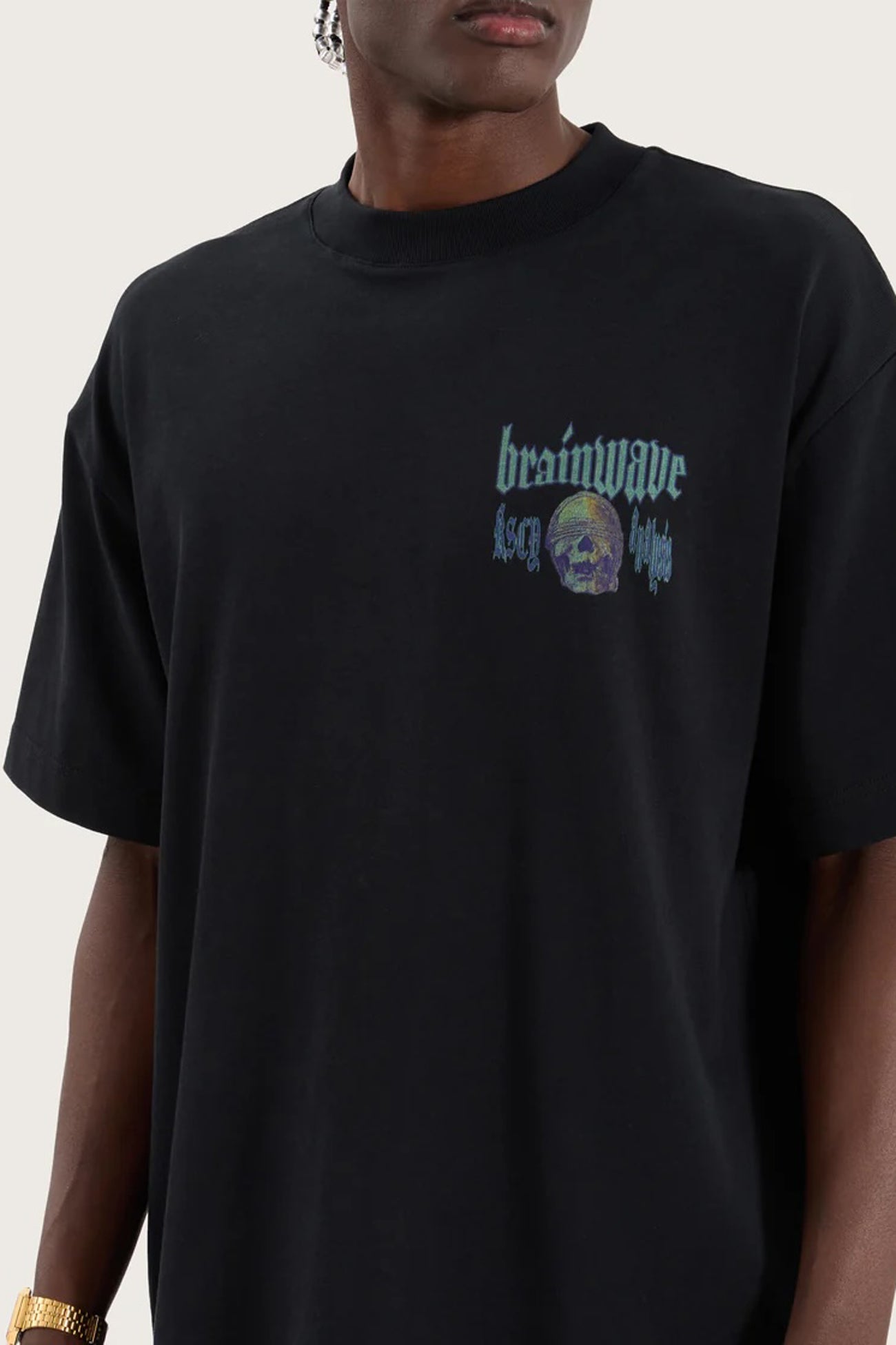 Brainwave Street Tee Anthracite Black