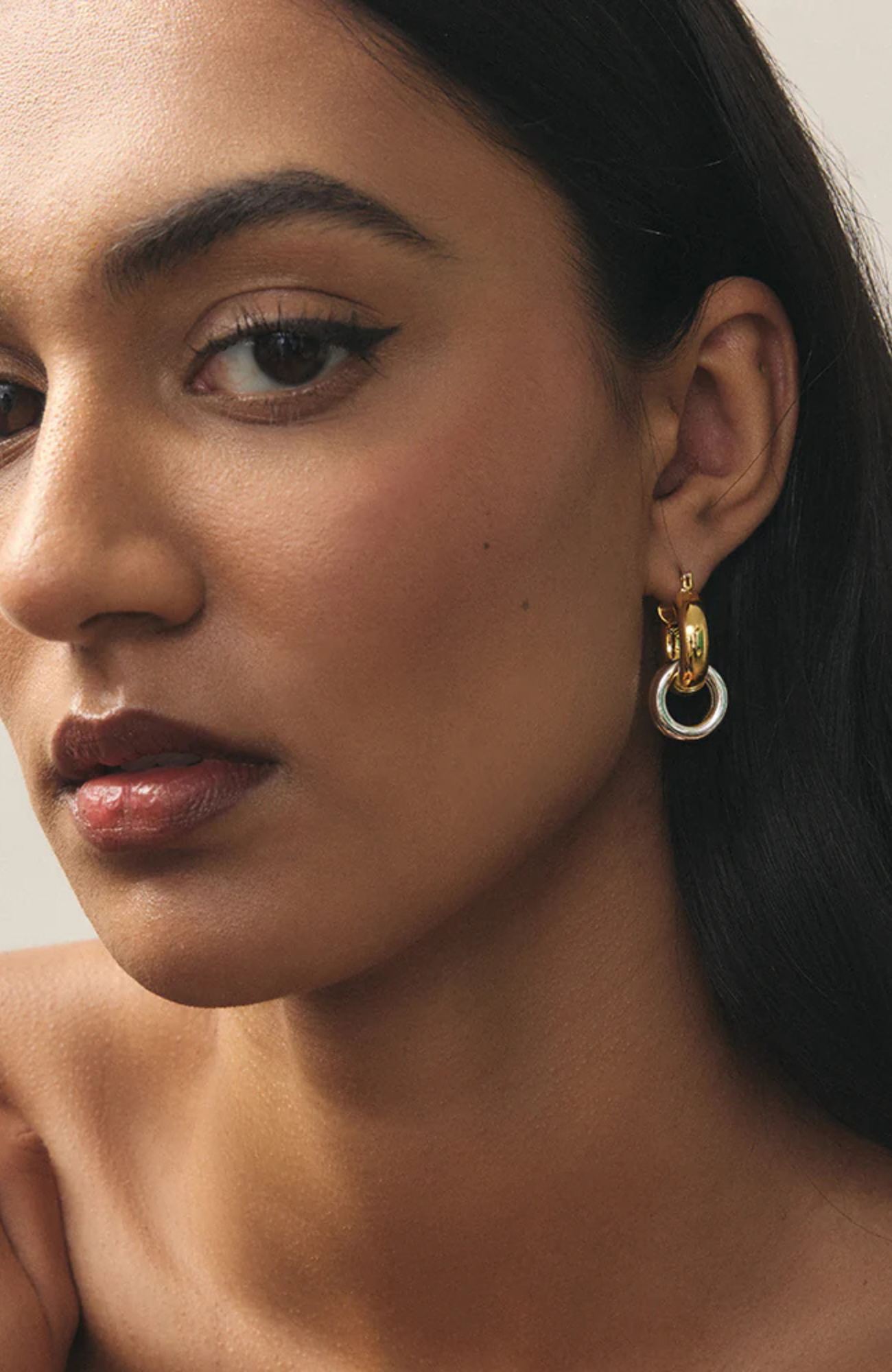 Brida Earrings Gold Silver