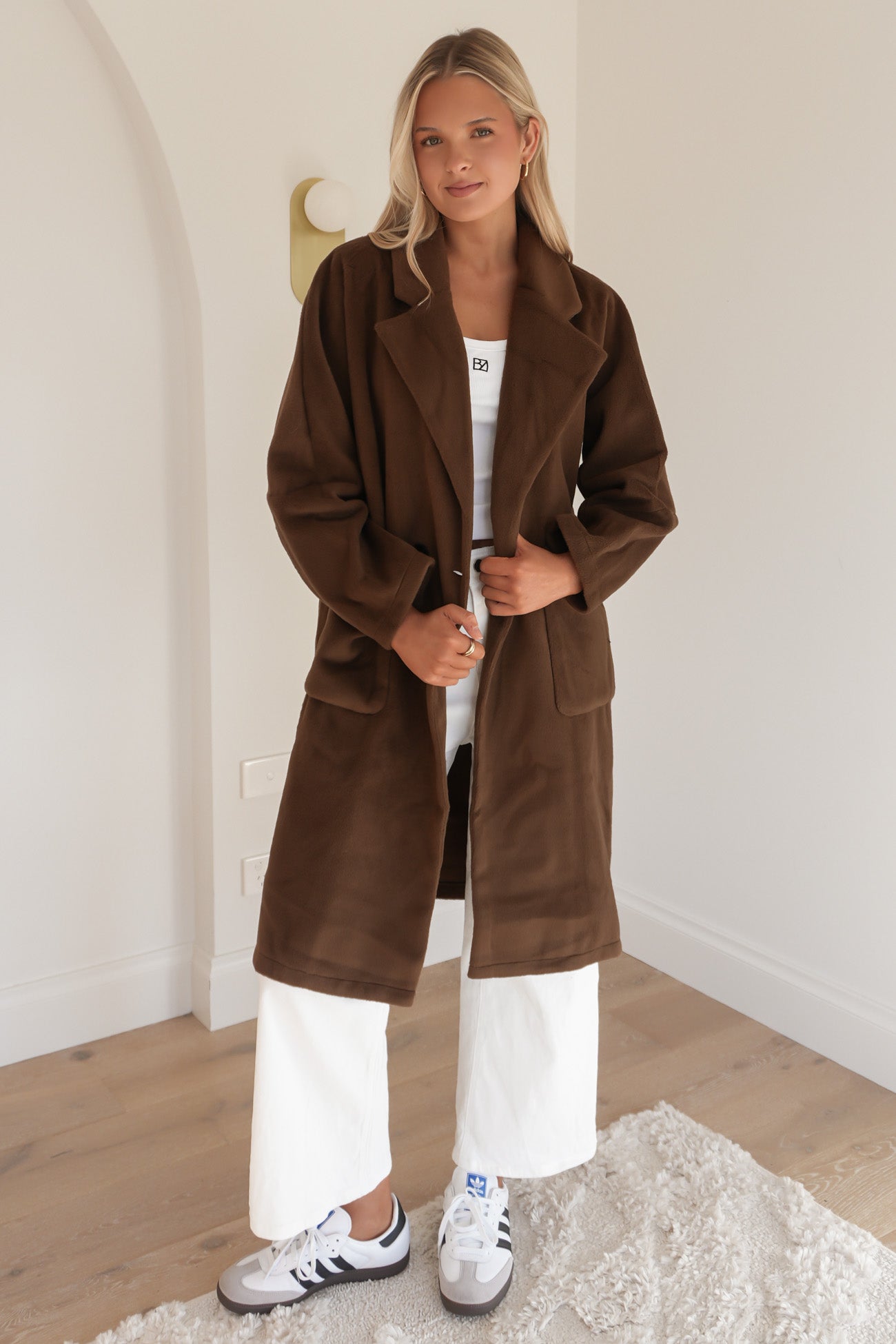 Briony Coat Chocolate