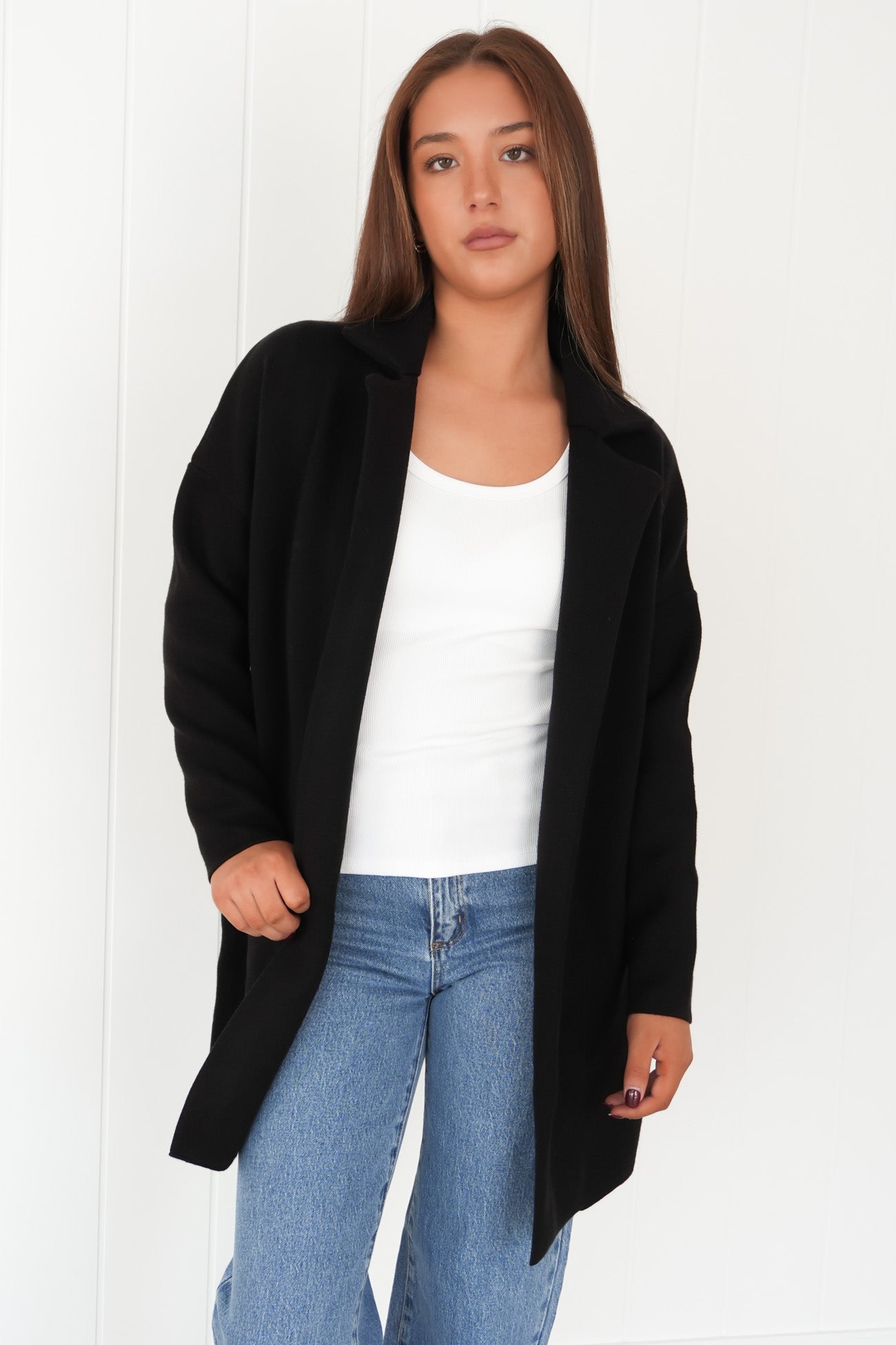 Bristol Coatigan Black