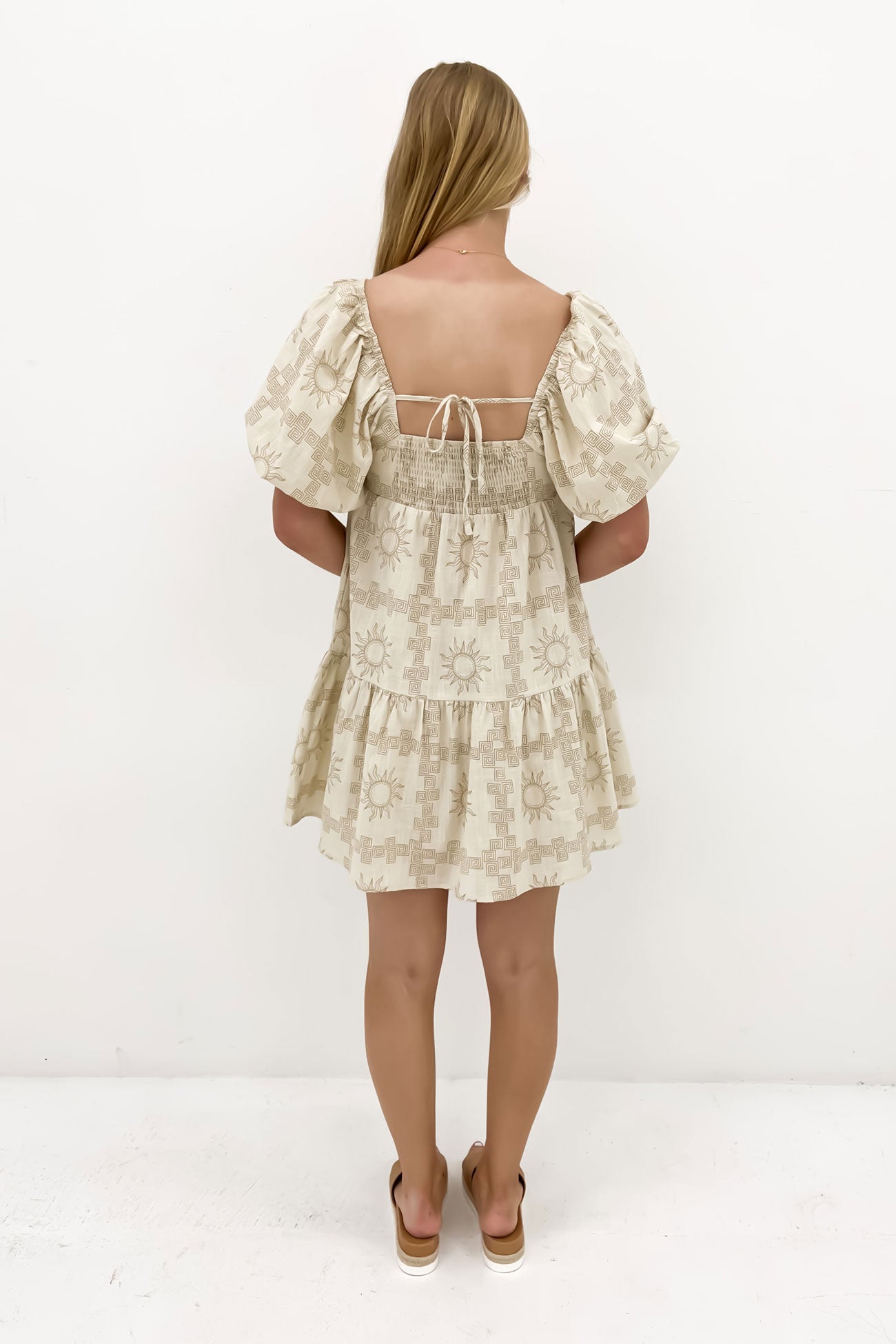 Bronte Mini Dress Aztec Sun