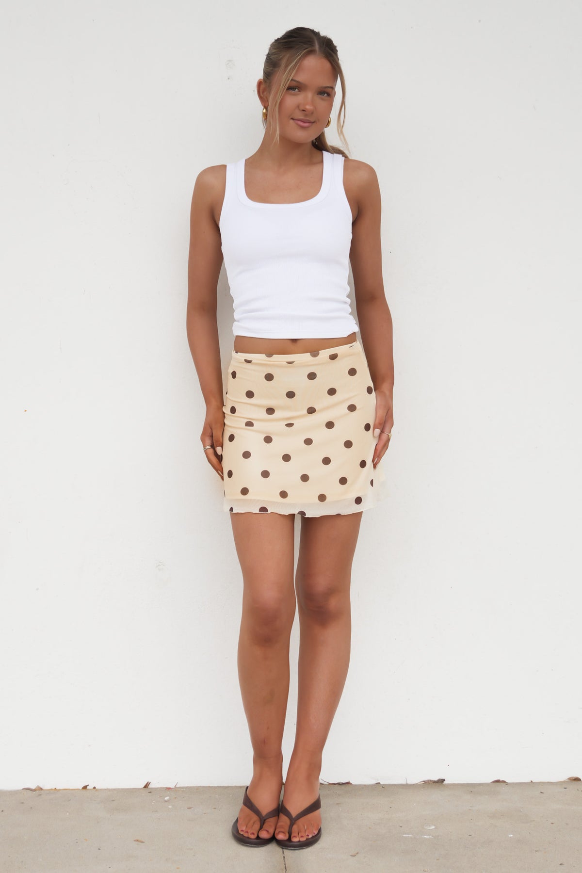 Cali Mini Skirt Yellow