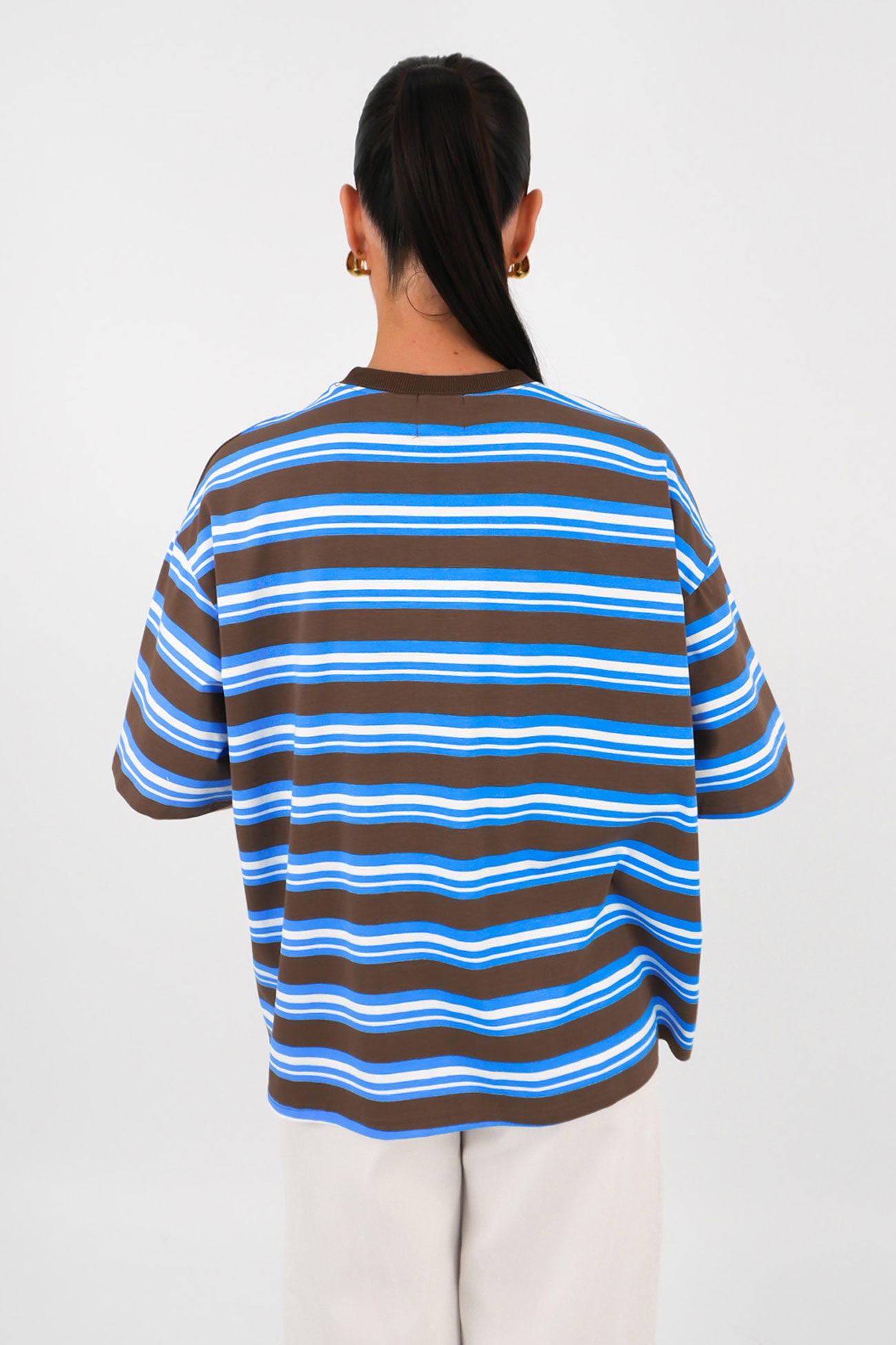 Callum Tee Brown Blue