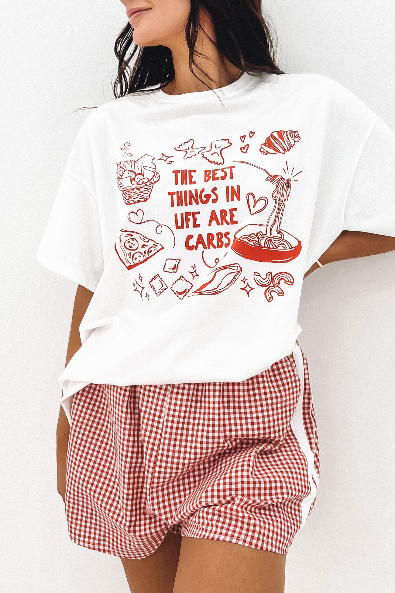 Carbs Tee White