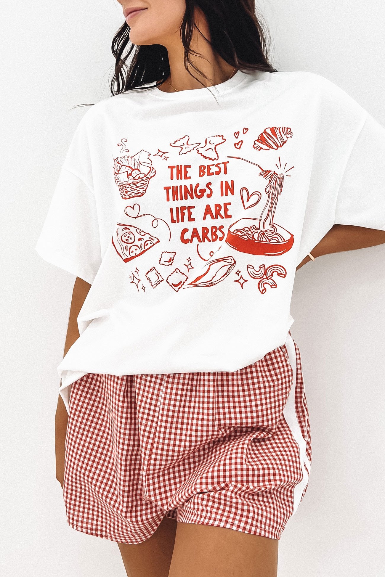 Carbs Tee White