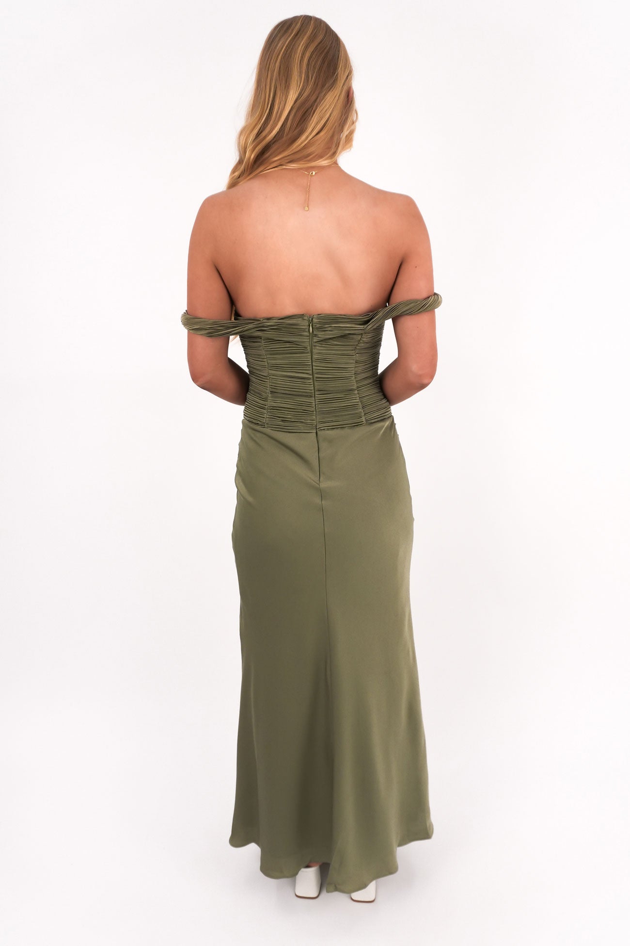 Carey Maxi Dress Khaki