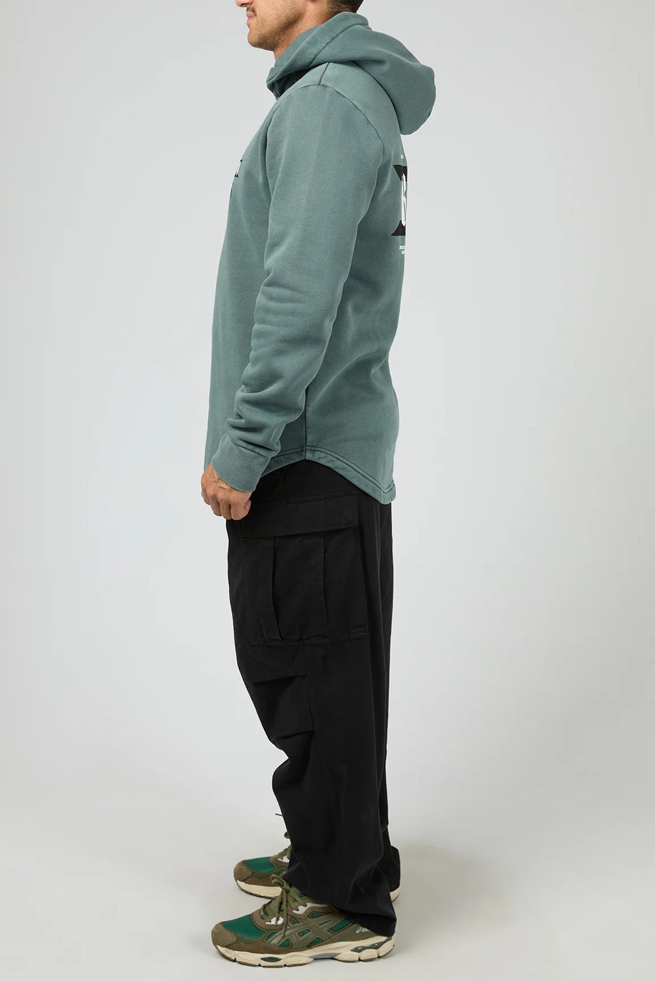 Catalyst Dual Curved Hoodie Pigment Stormy Weather