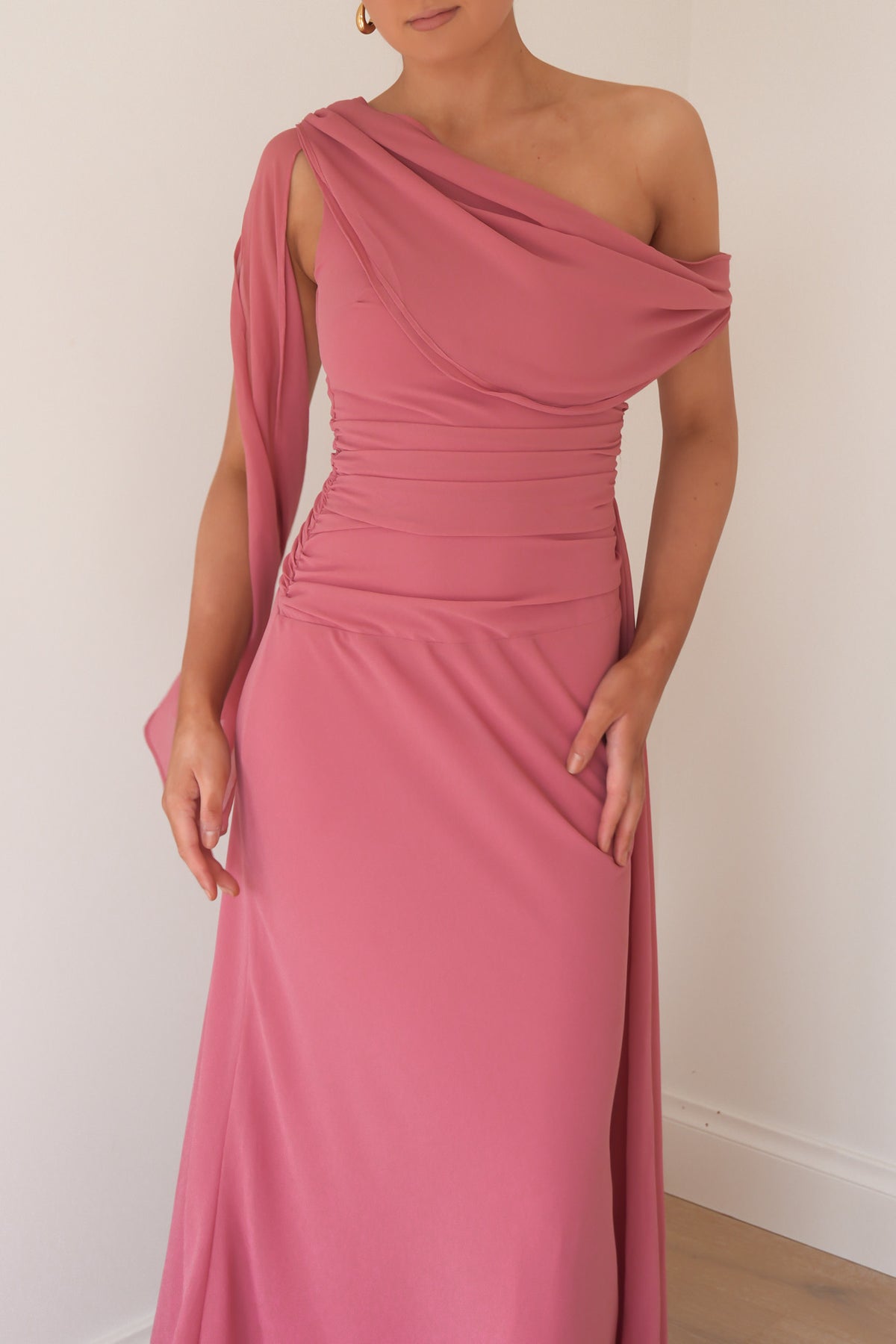 Charmen Maxi Dress Rose Pink
