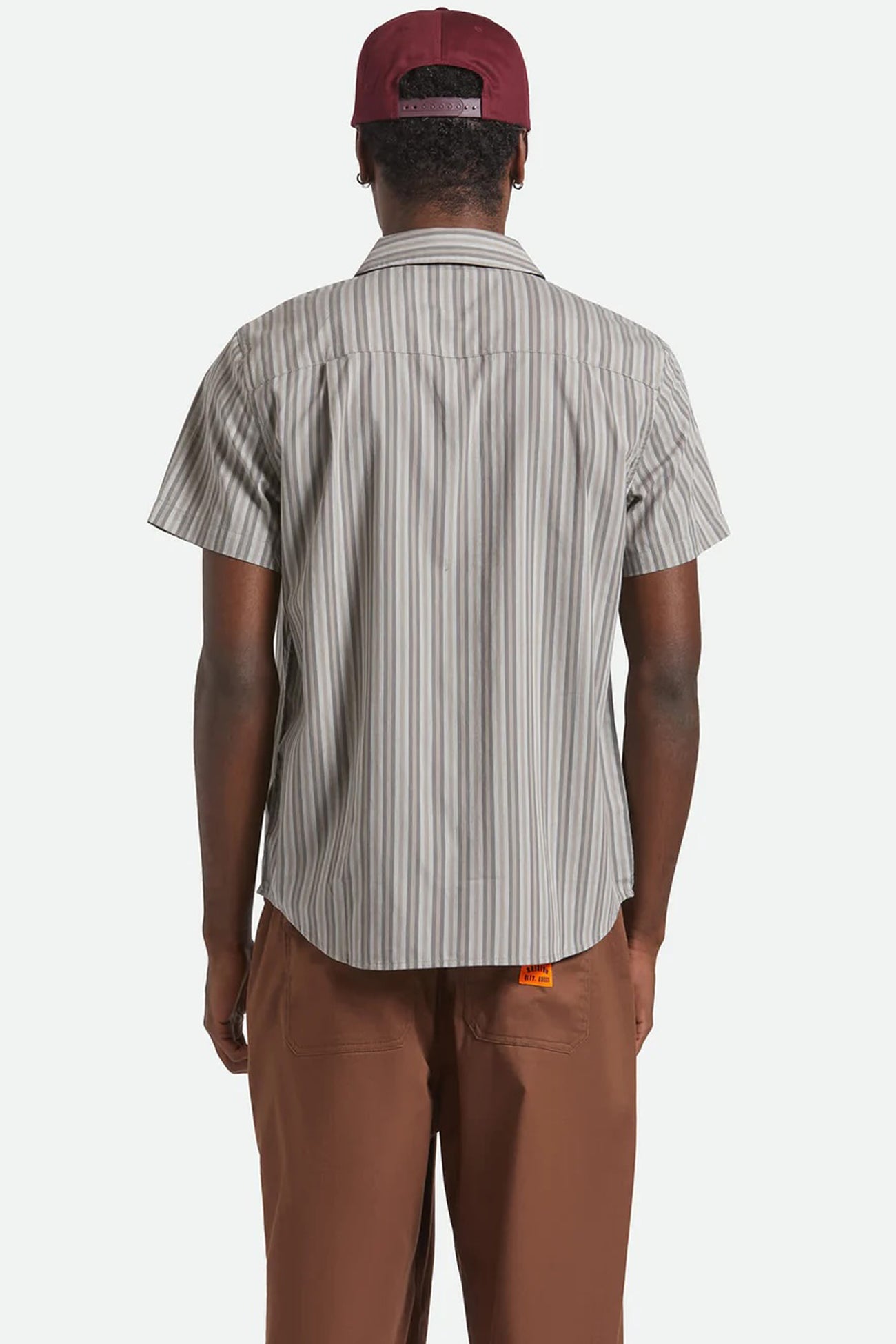 Charter-Stripe-Short-Sleeve-Woven-Charcoal-Grey-4-jpg