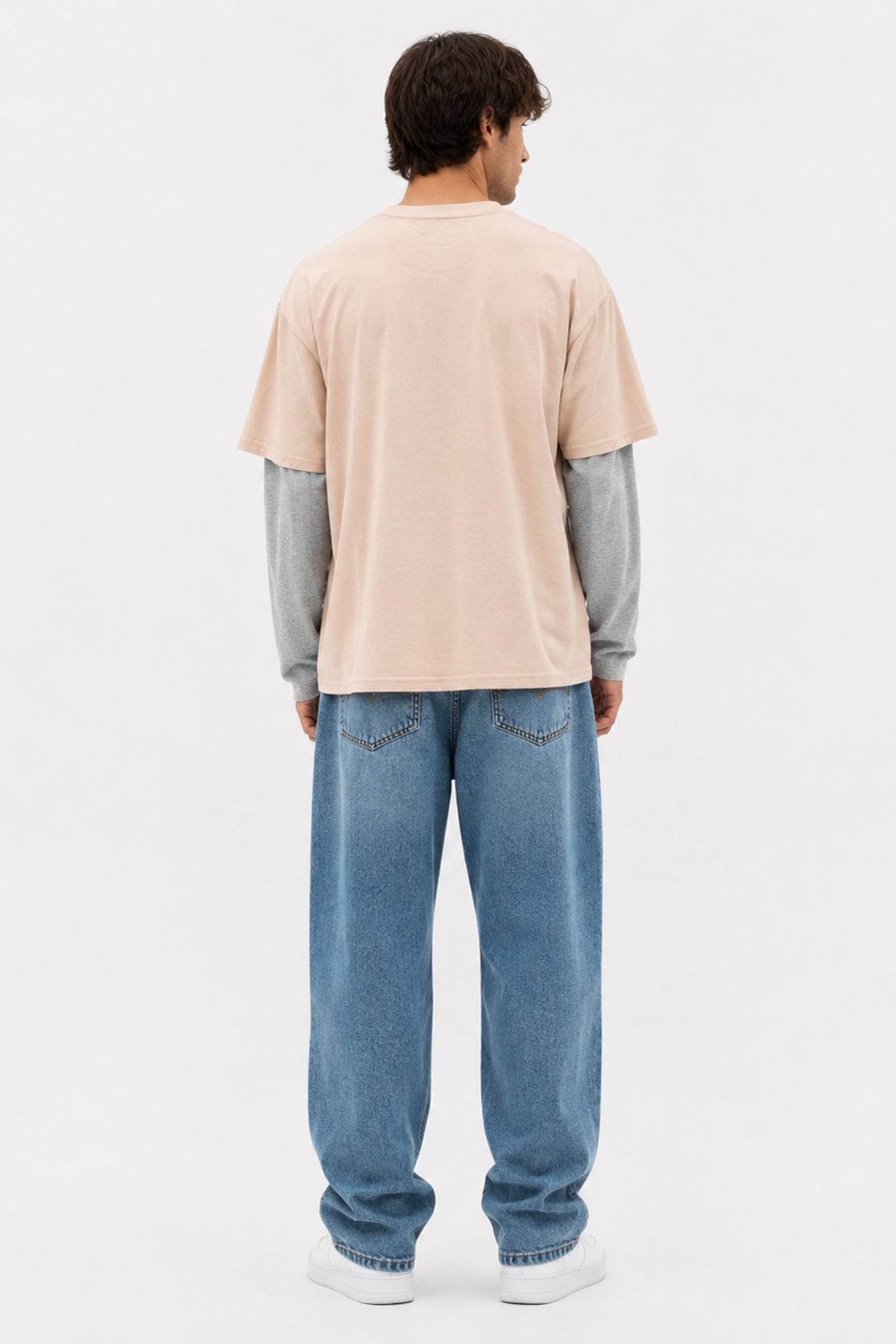 Layered Long Sleeve Beige