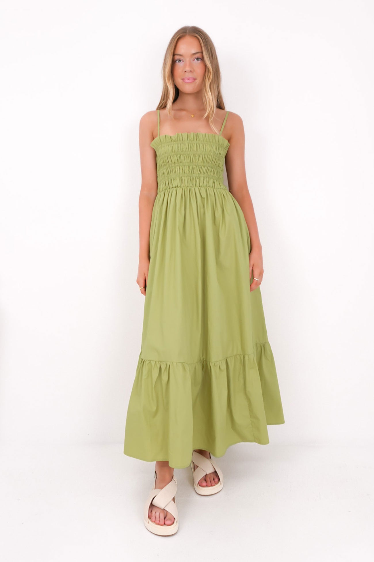 Colette Midi Dress Sage