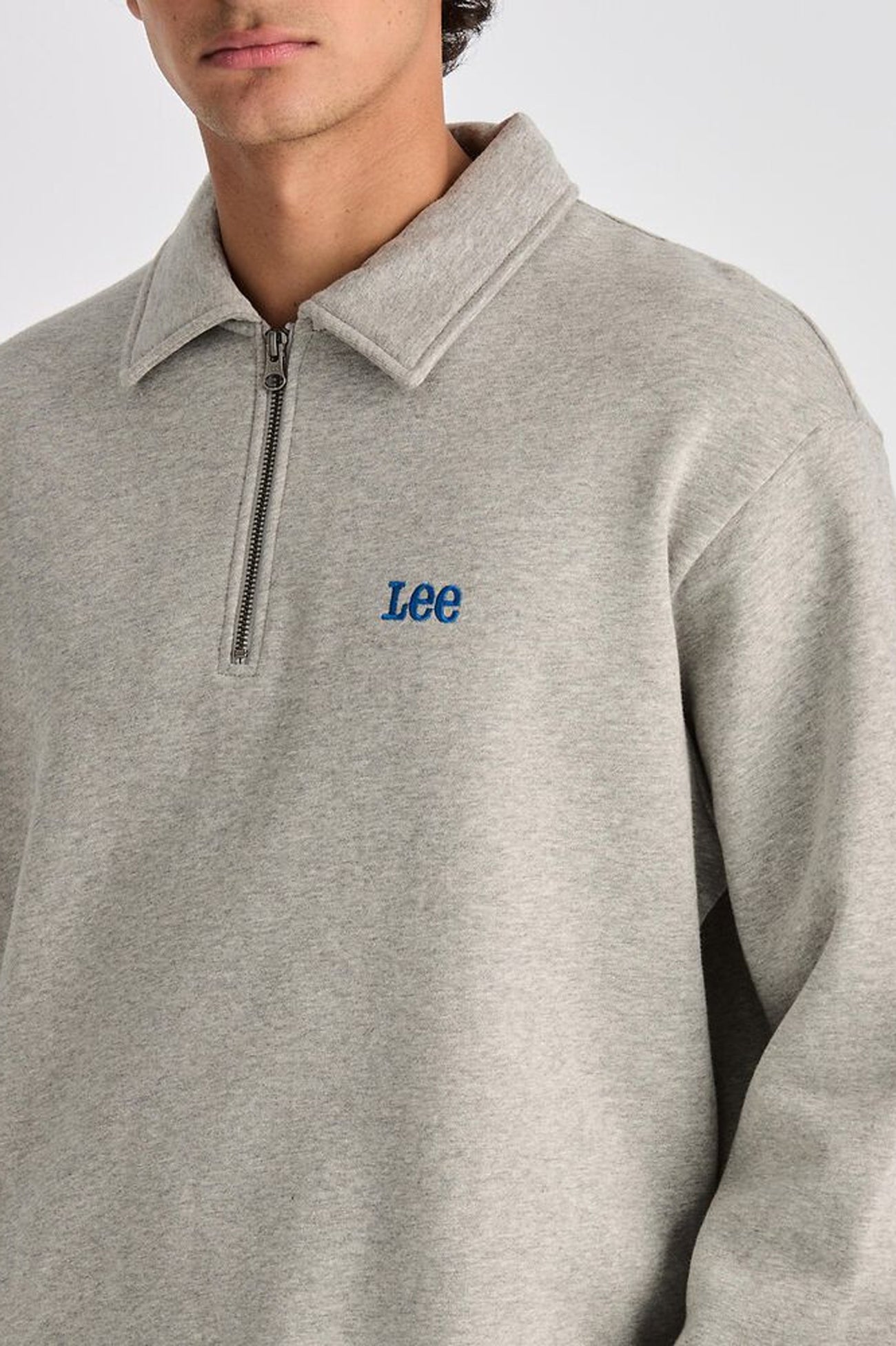 Collar-Fleece-Sweat-Grey-Marle-f1jpg