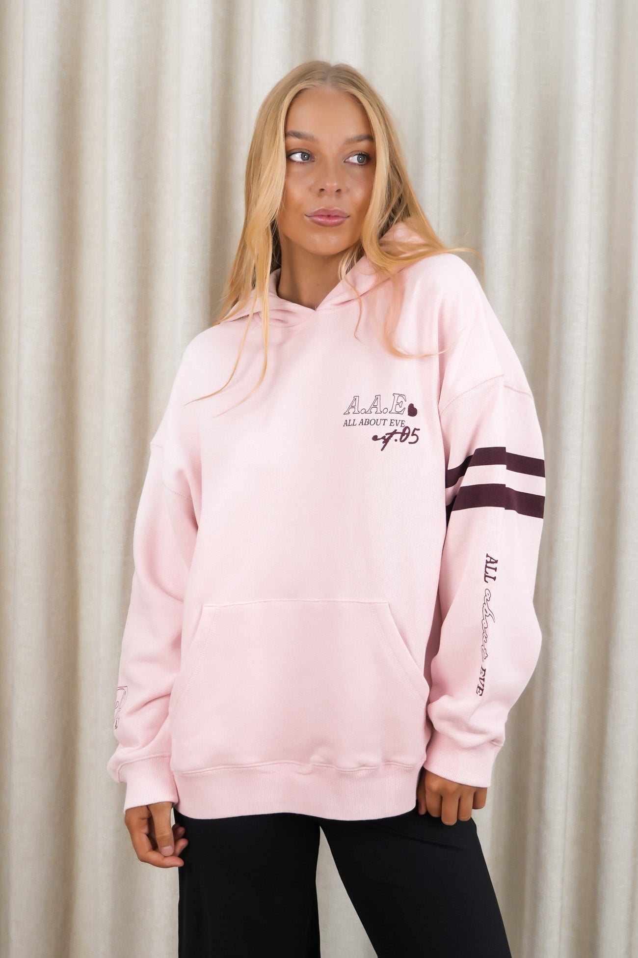 Conscious Relaxed Hoodie Pale Pink