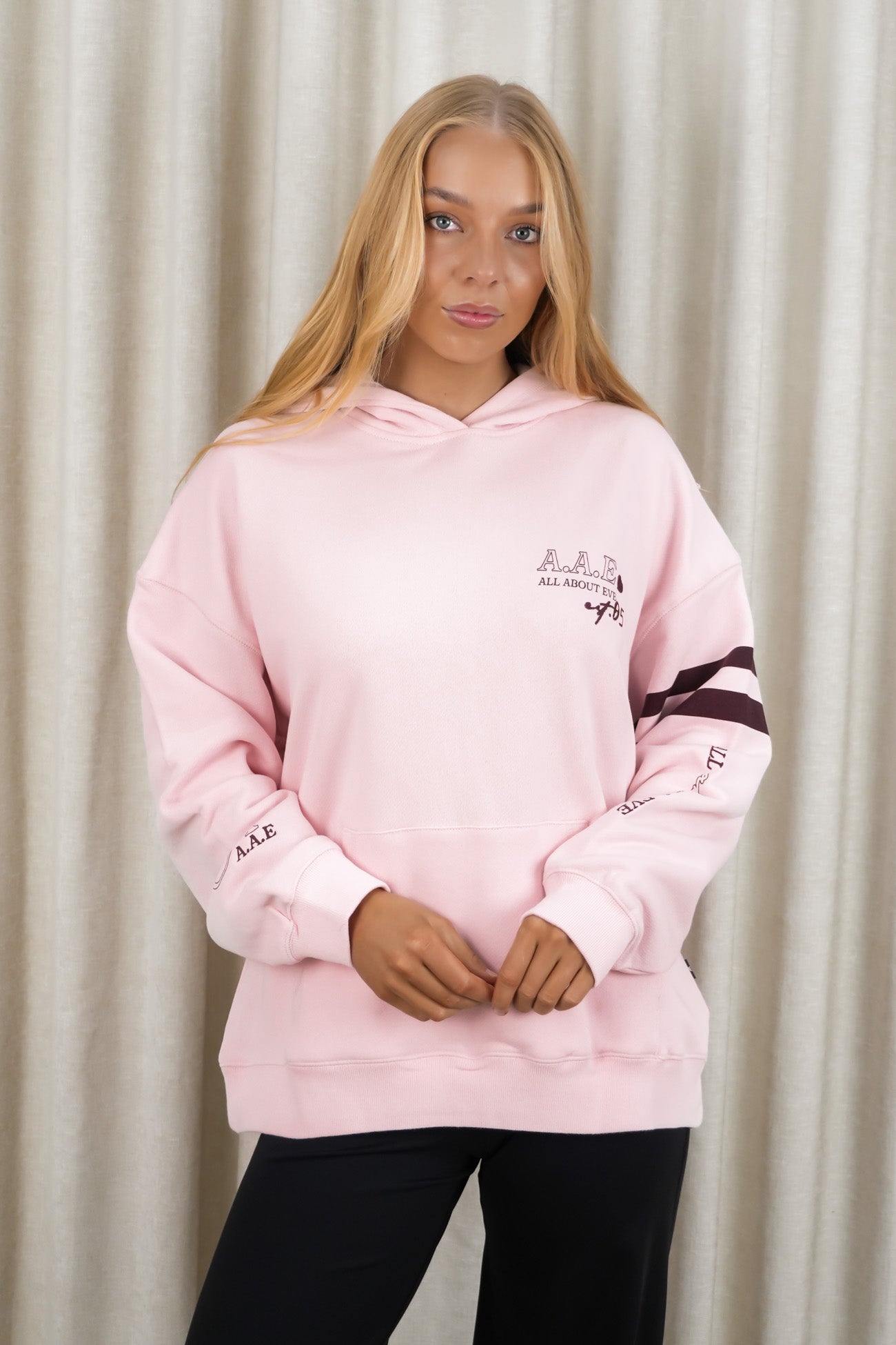 Conscious Relaxed Hoodie Pale Pink