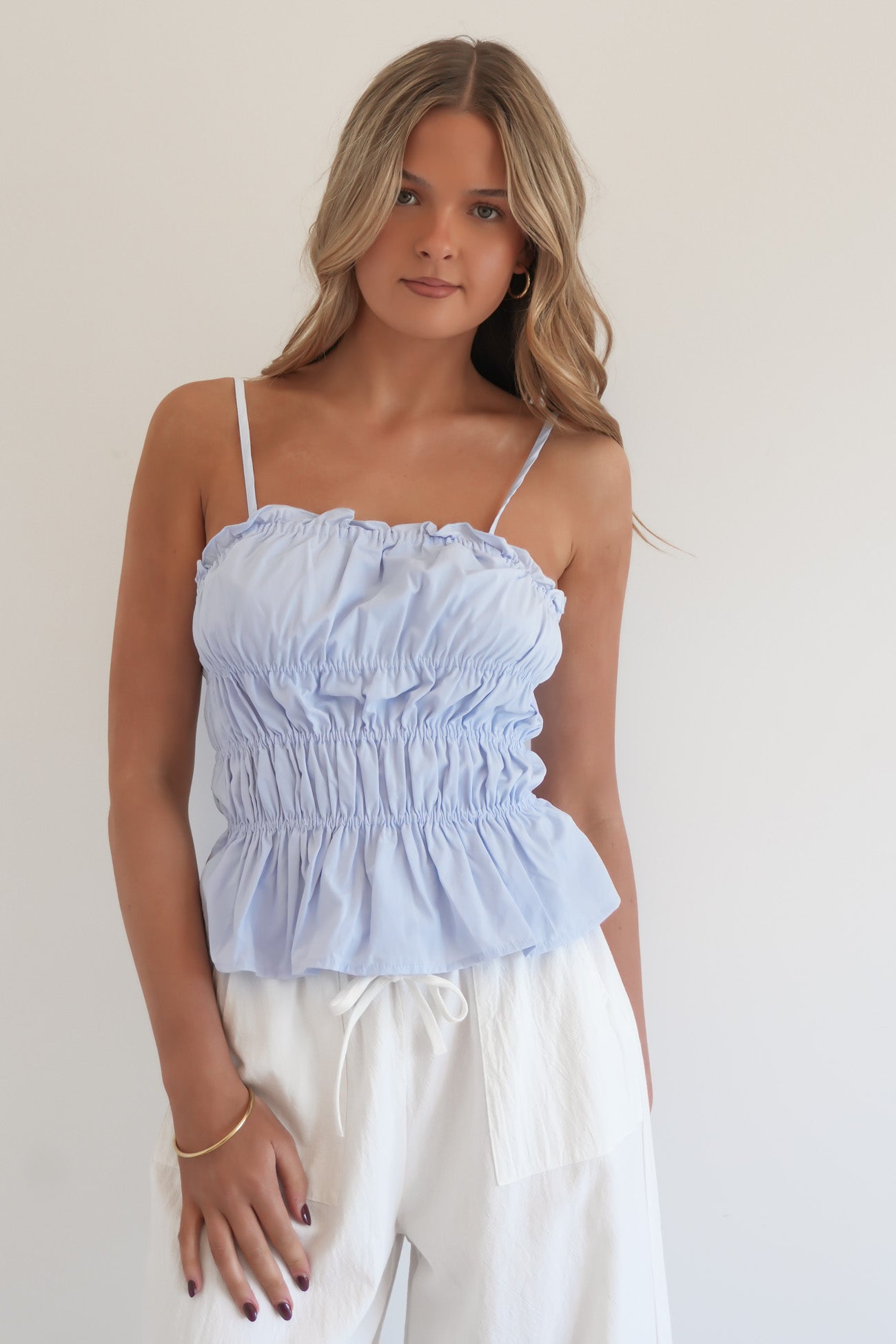Cora Top Sky Blue