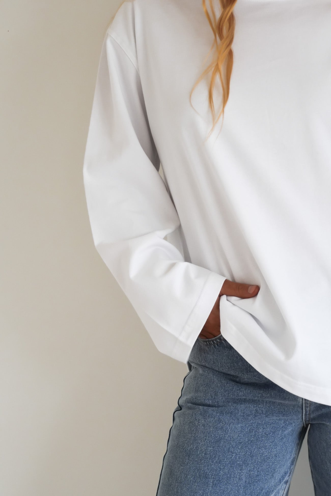 Core Long Sleeve Tee White