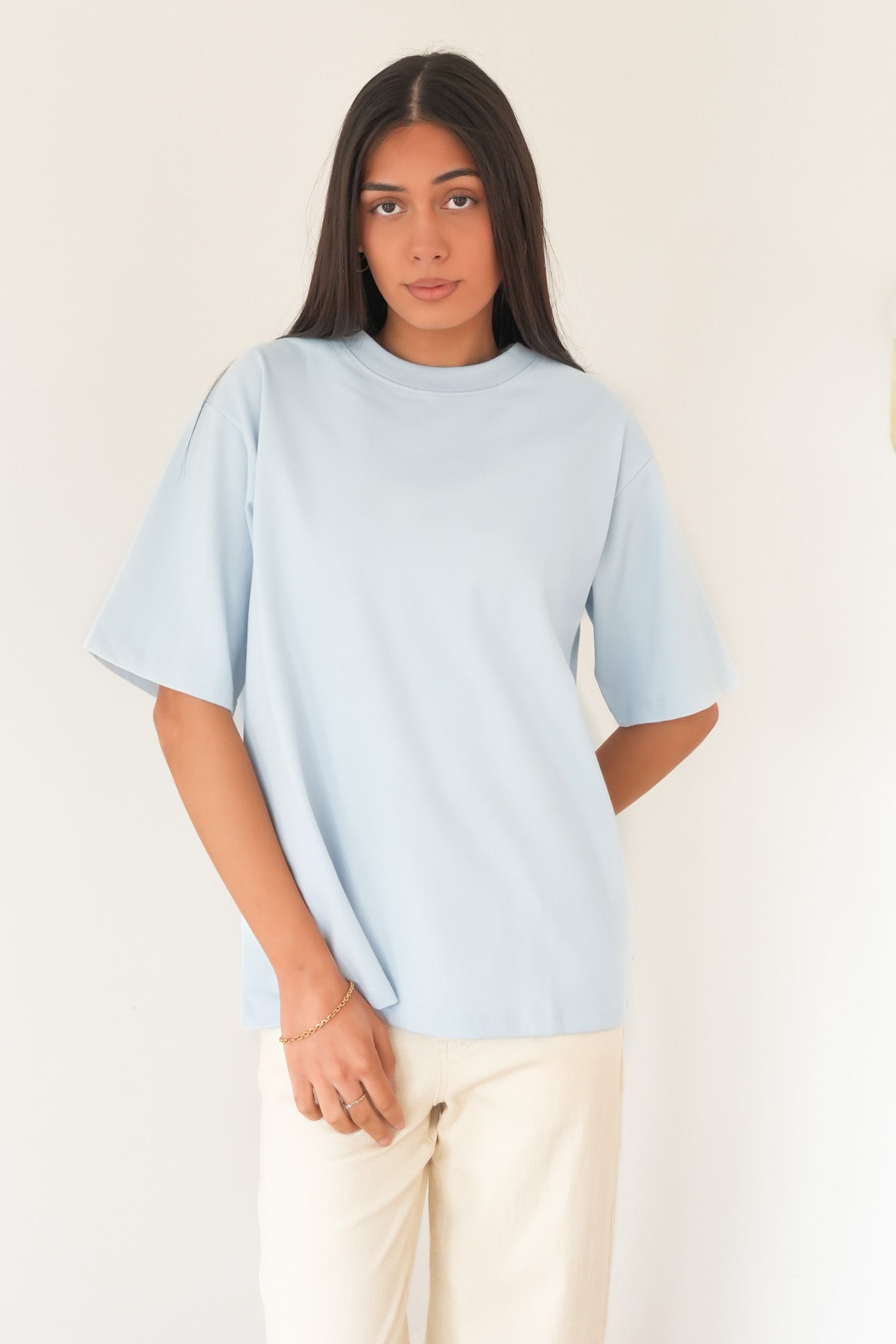 Core Oversized Tee Light Blue