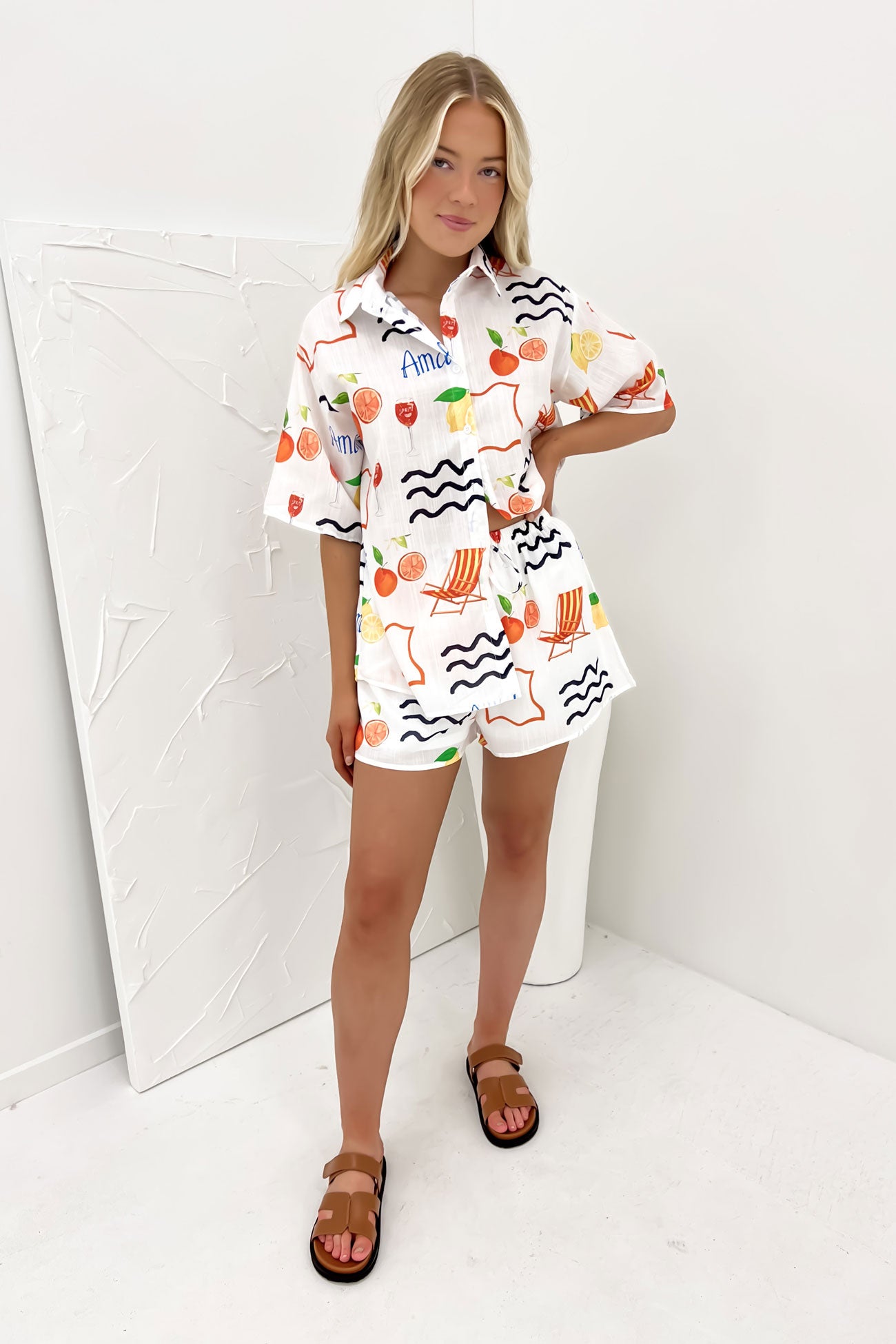 Corfu Set Orange Amalfi