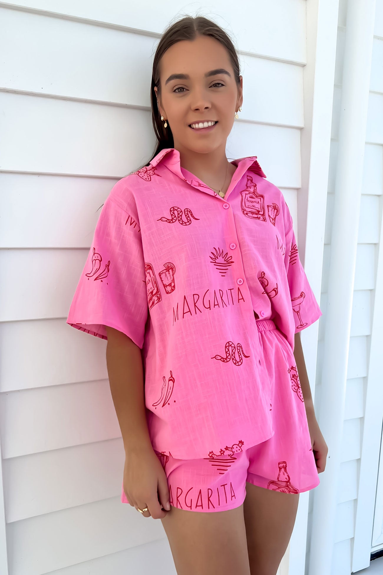 Corfu Set Pink Red Margs