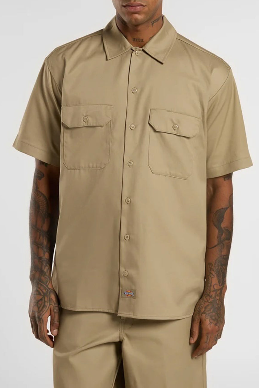 1574 Original Fit Work Short Sleeve Shirt Khaki