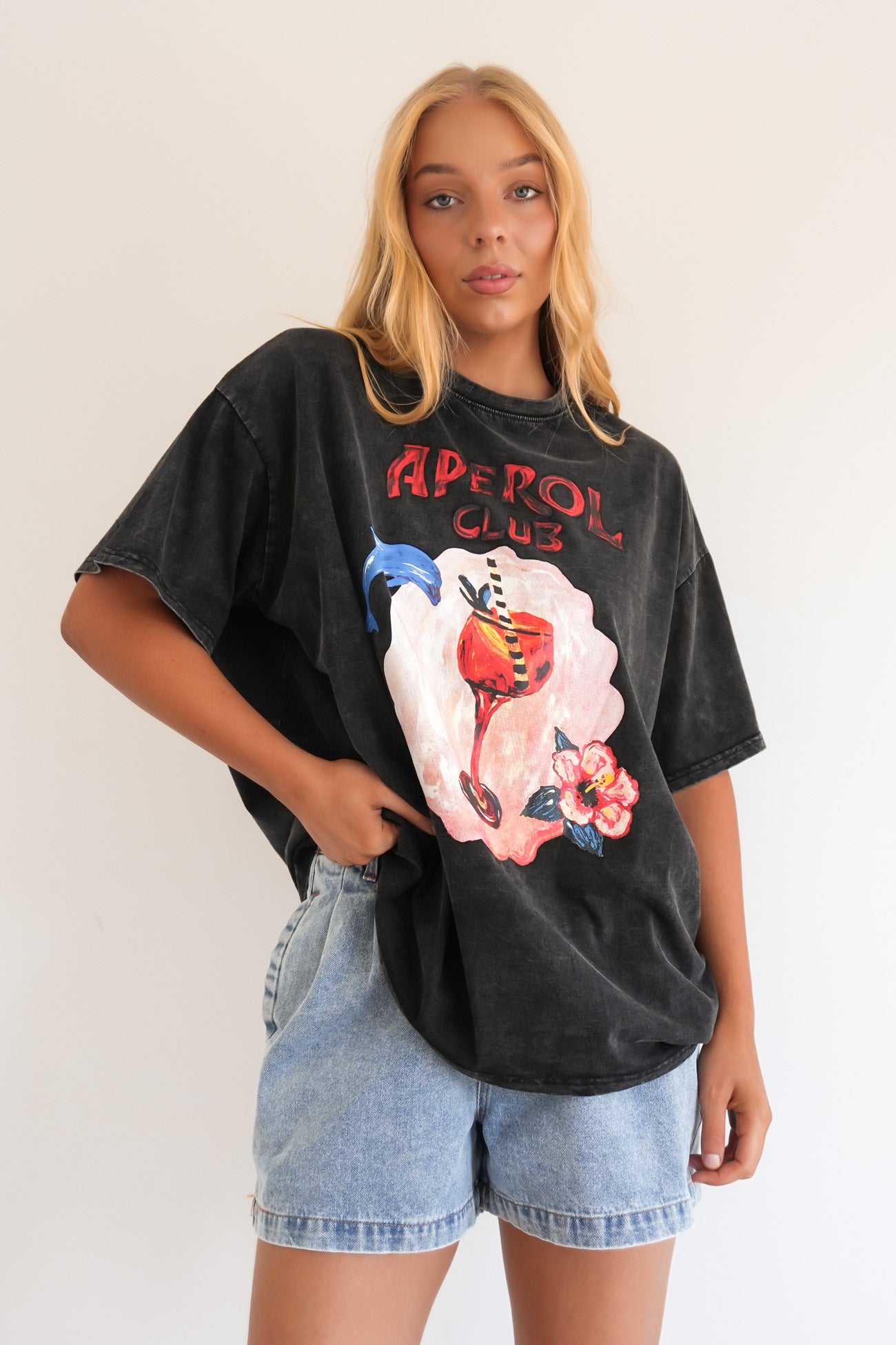 Aperol Club Tee Black