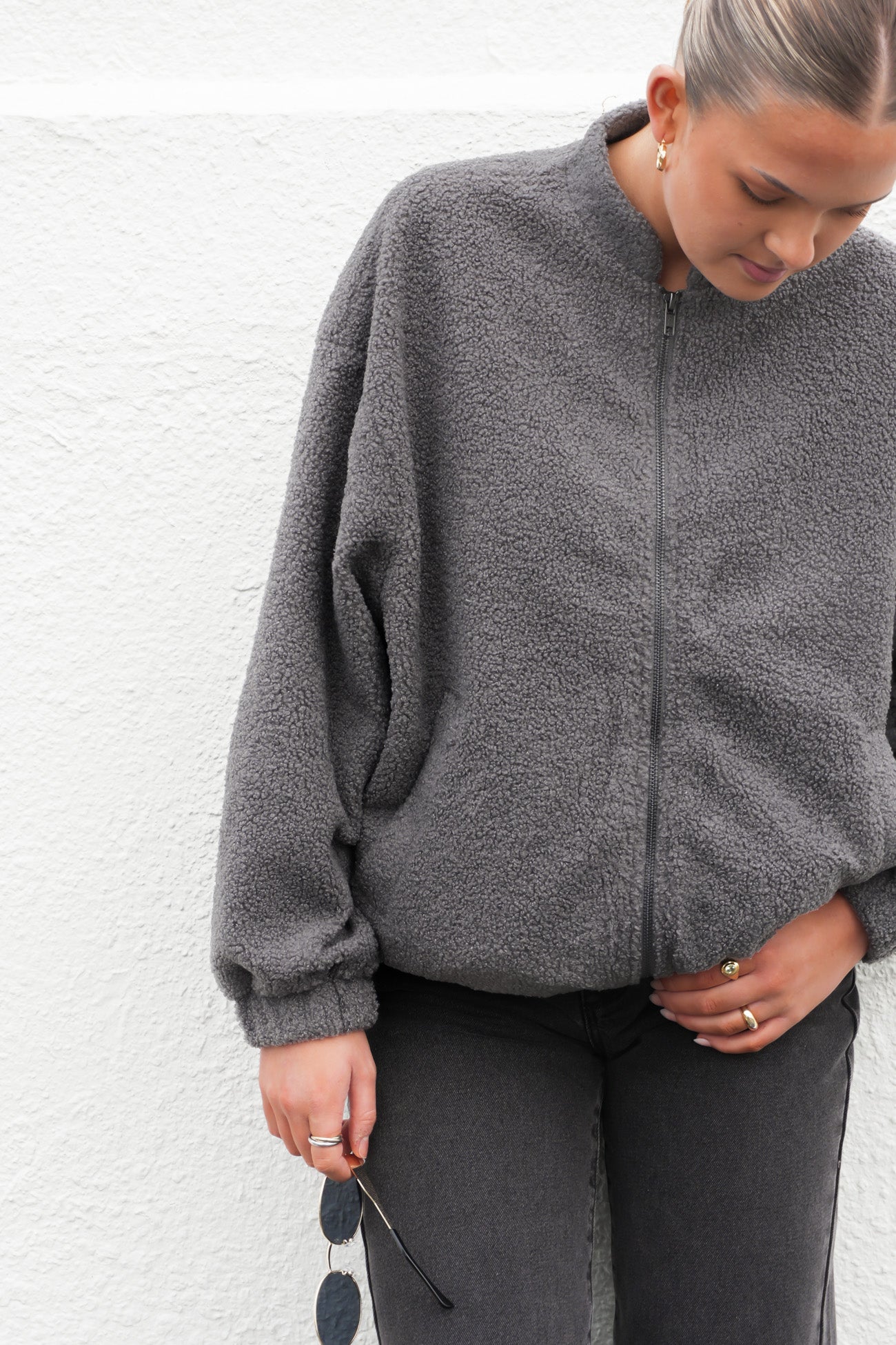 Knox Bomber Jacket Grey