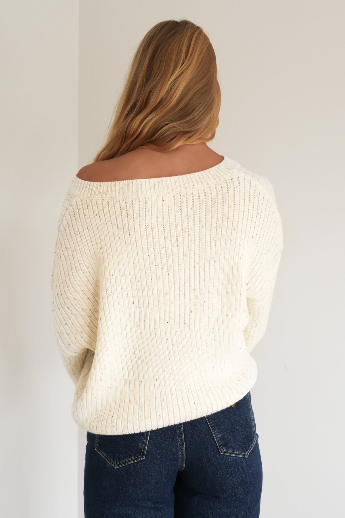 Zhuri Knit White