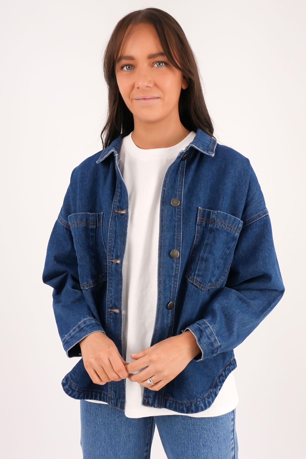 Dale Shacket Heritage Blue