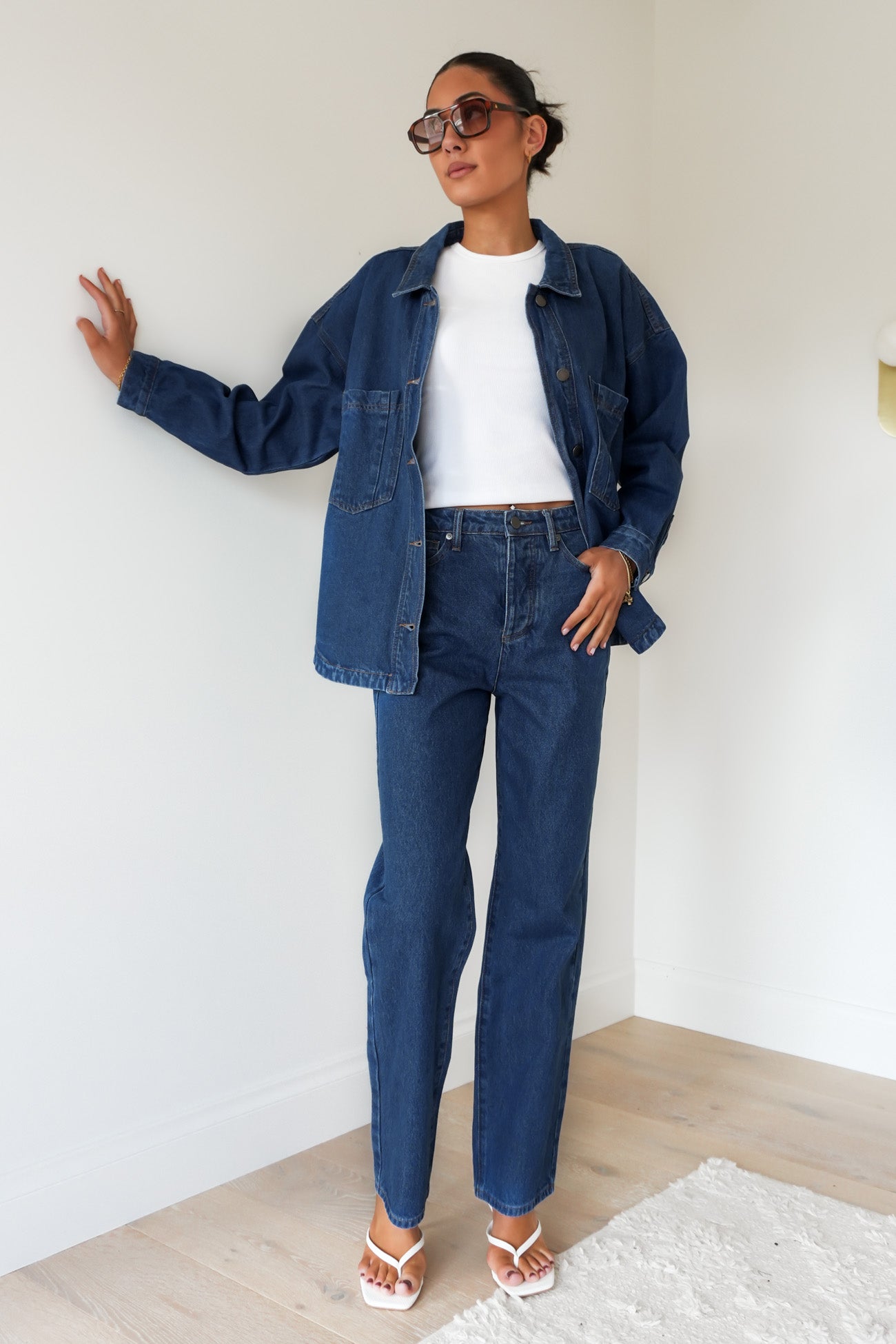Dale Shacket Heritage Blue