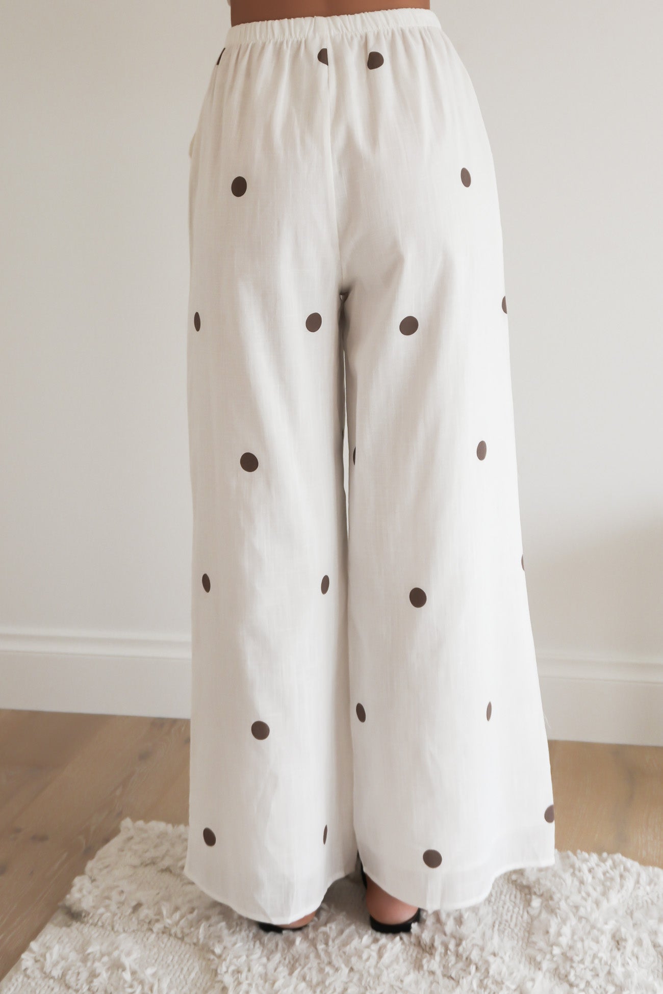 Darla Set White Polka Dot