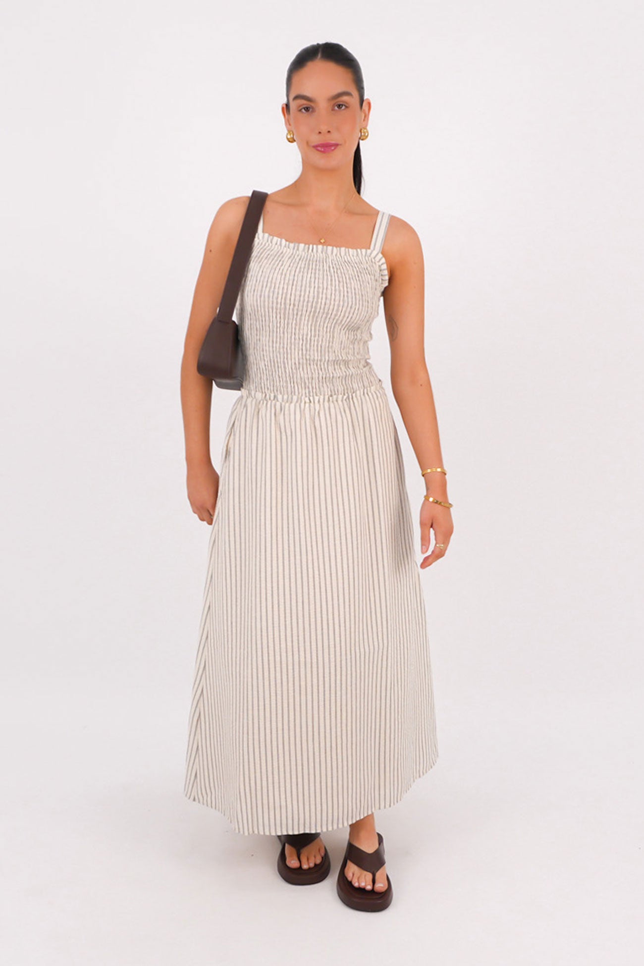 Daybreak Maxi Dress Vintage White