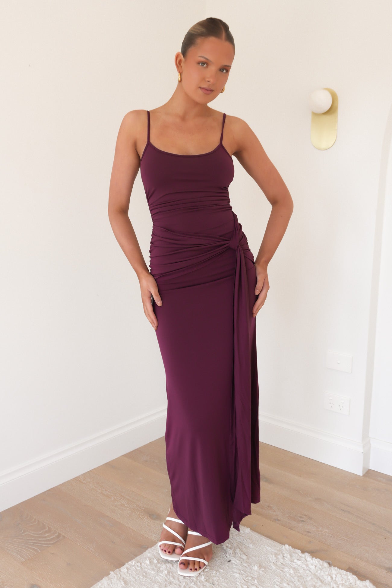 Dean Maxi Dress Plum