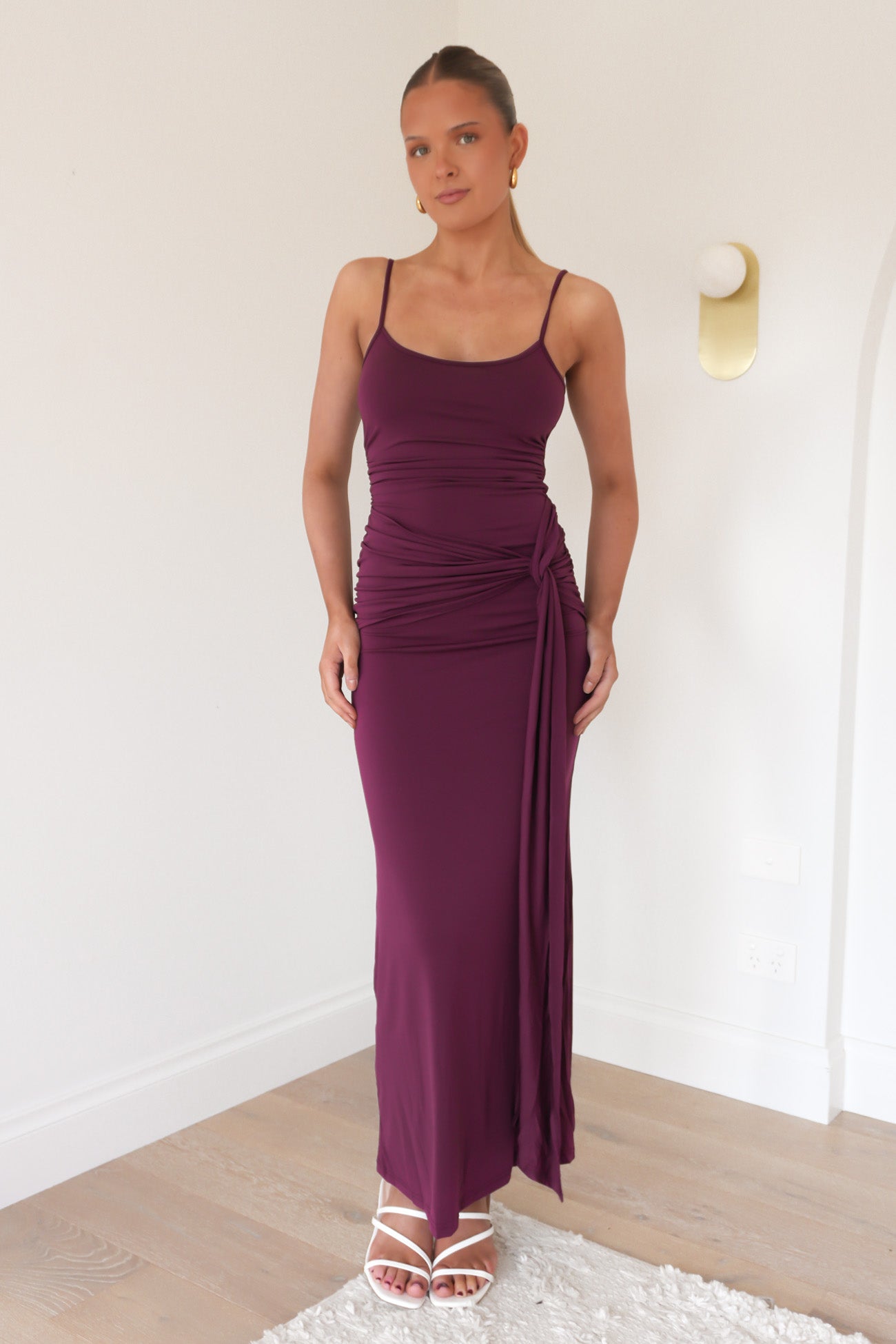 Dean Maxi Dress Plum