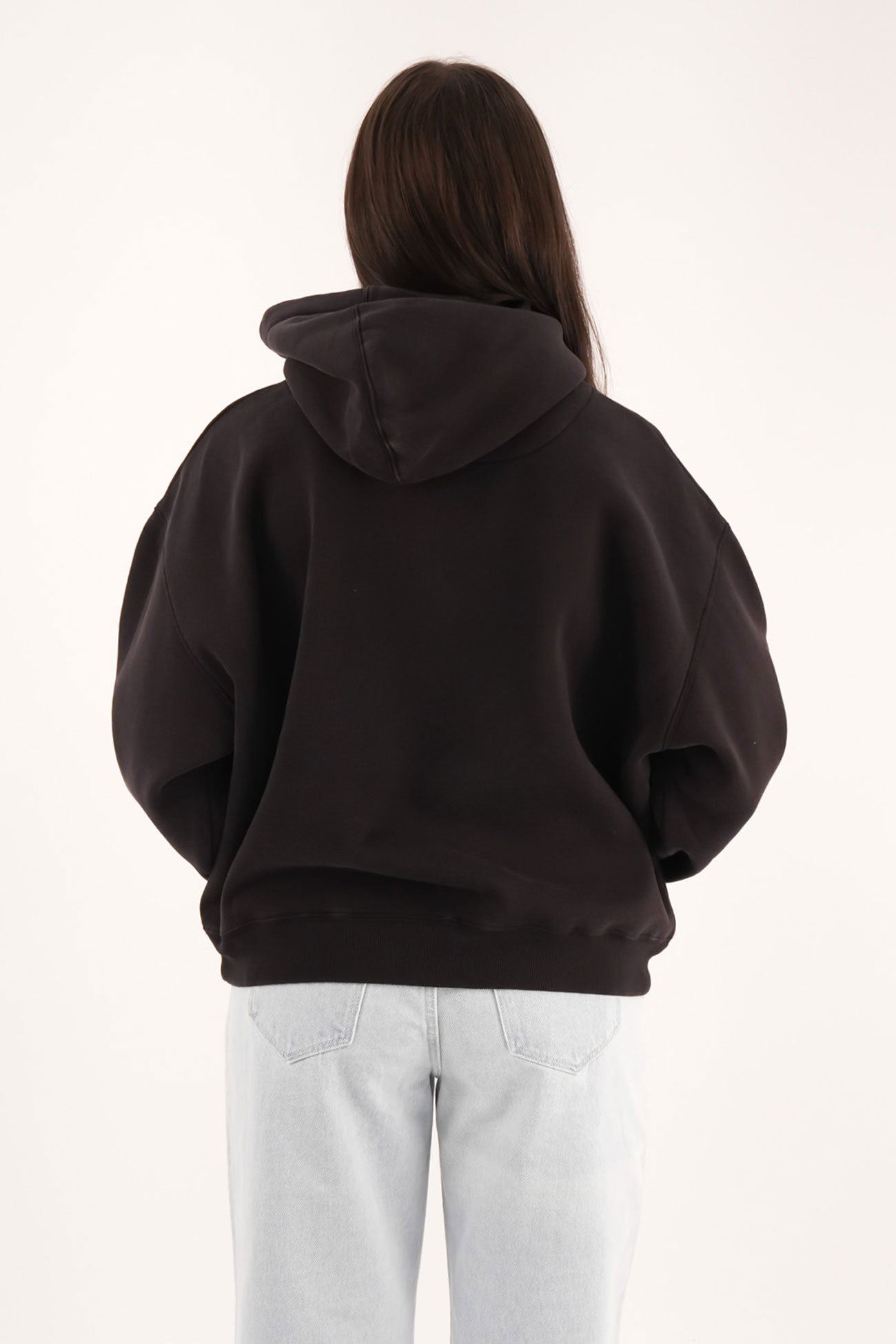 Departed Hoodie Washed Black